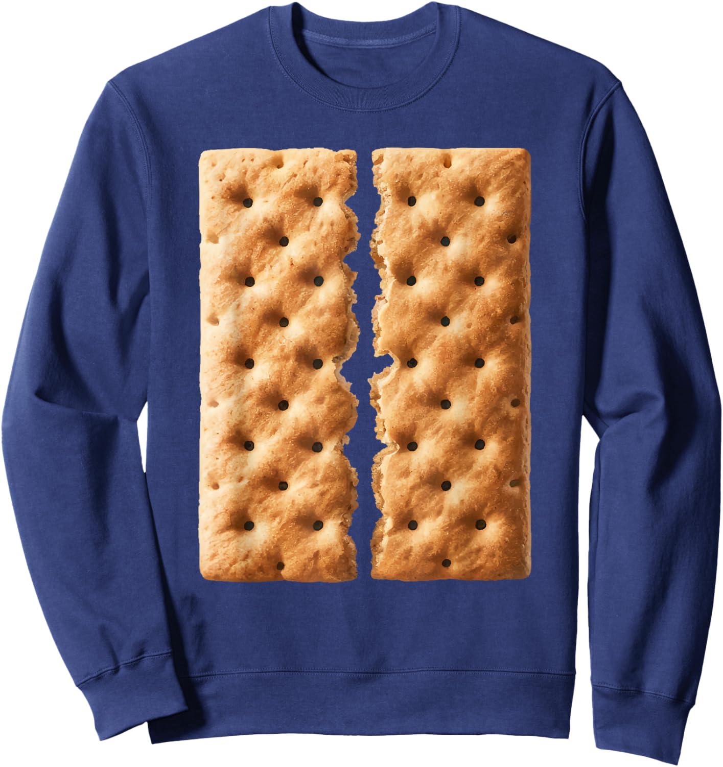 Graham Cracker Shirt Men Women Kids Smores Costume Sweatshirt - Sweatshirt | Navy