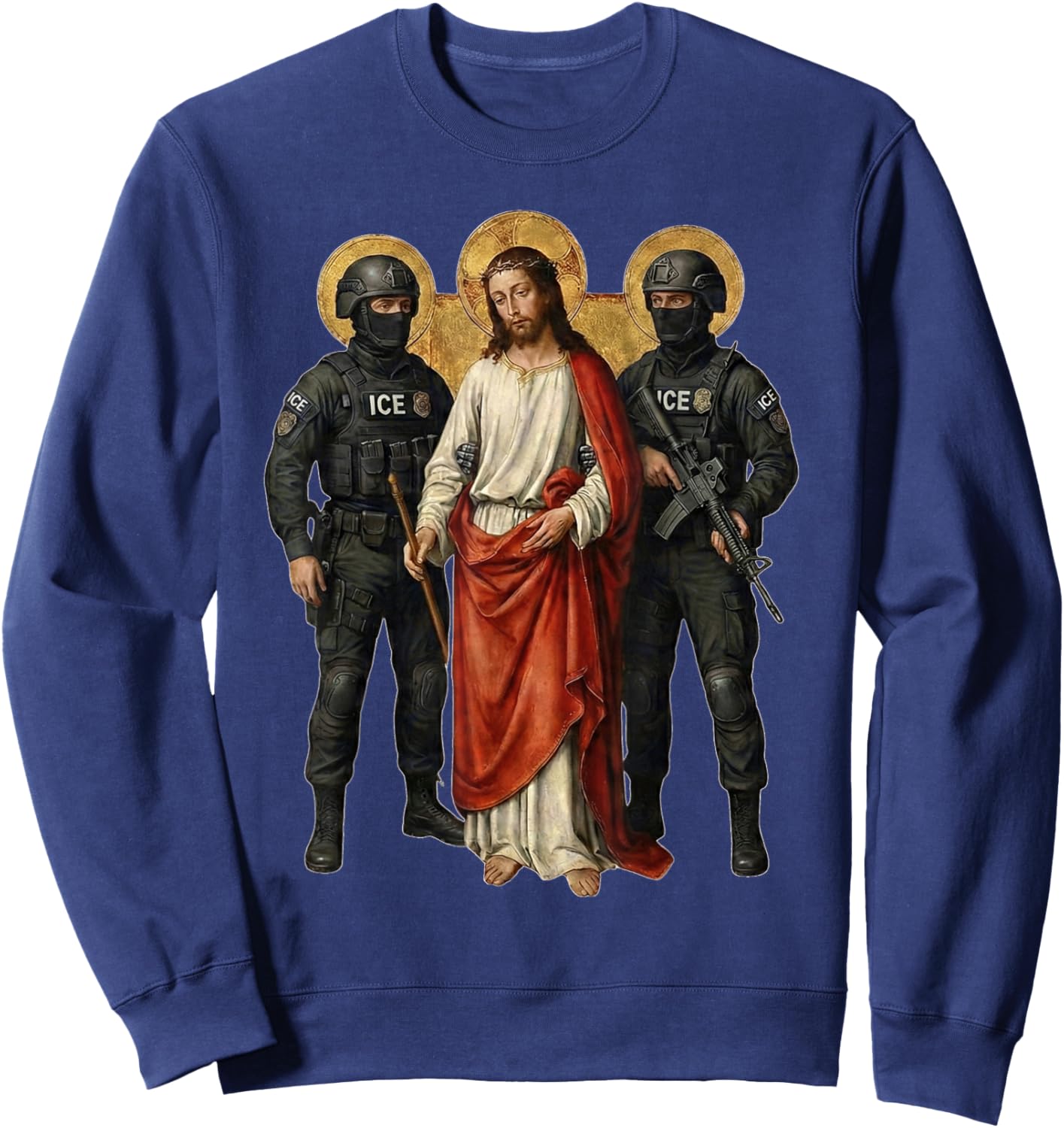 ICE Jesus Shirt Sweatshirt - Sweatshirt | Navy