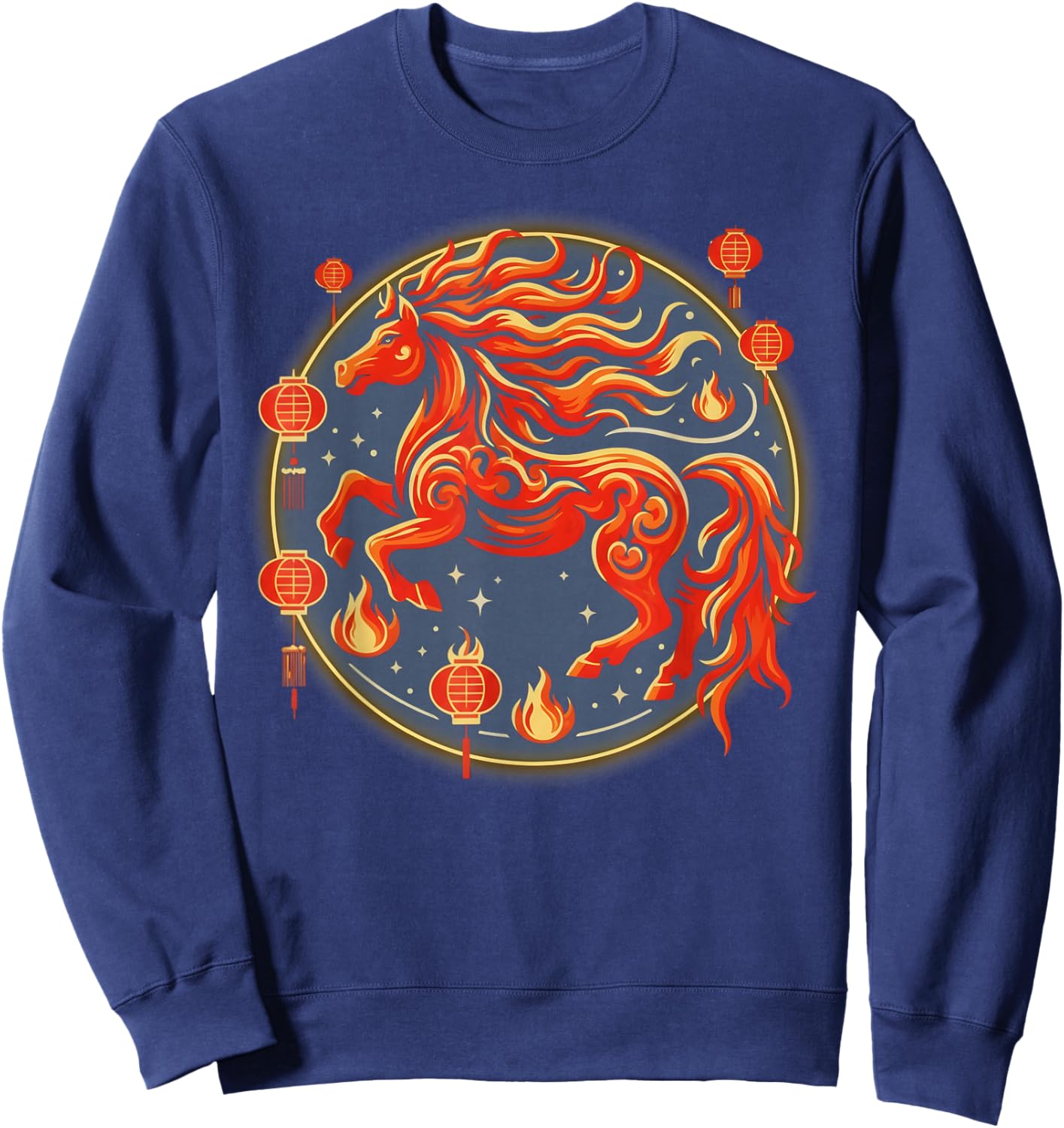 Chinese New Year 2026 Year of The Horse Sweatshirt - Sweatshirt | Navy