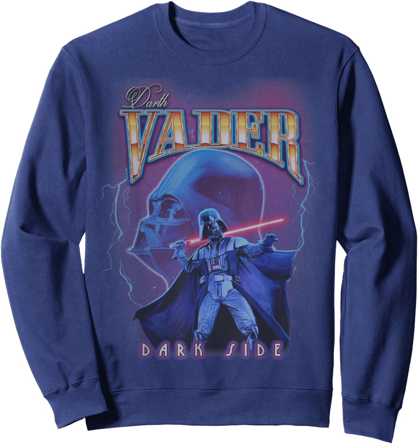 Star Wars A New Hope Darth Vader Dark Side Portrait Sweatshirt - Sweatshirt | Navy
