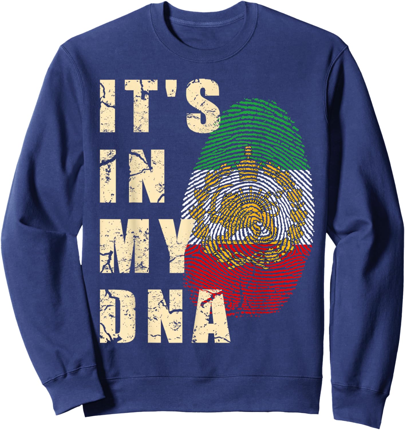 Iran Lion Sun Flag,Iran,Persian,Shir o Khorshid Sweatshirt - Sweatshirt | Navy