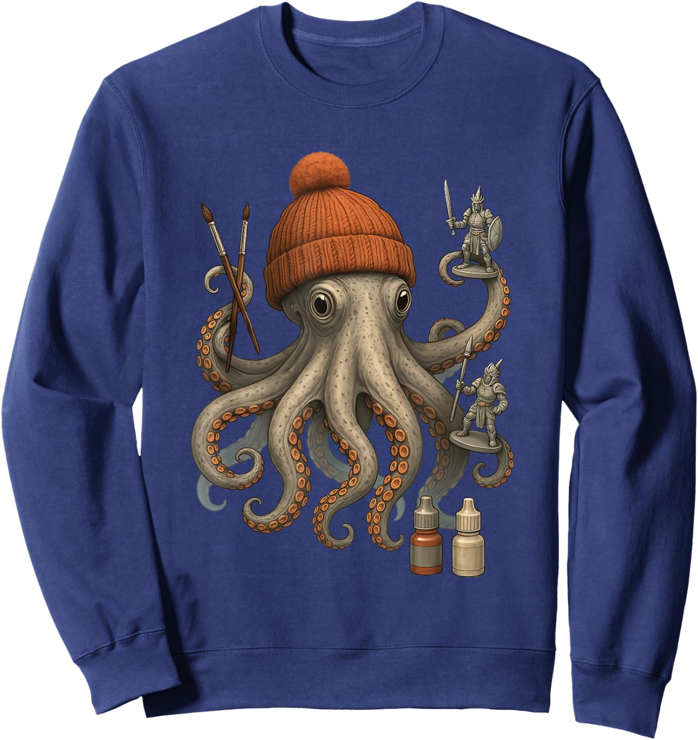 Miniature Figure Painting Funny Painting Miniature Sweatshirt - Sweatshirt | Navy