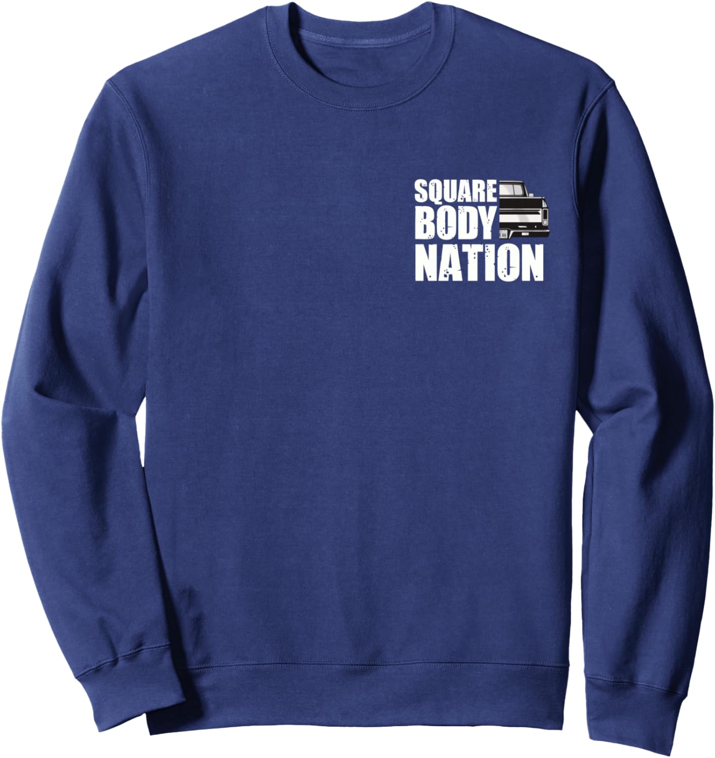 American Squarebody Life Pick Up Truck Men Square Body Sweatshirt - Sweatshirt | Navy