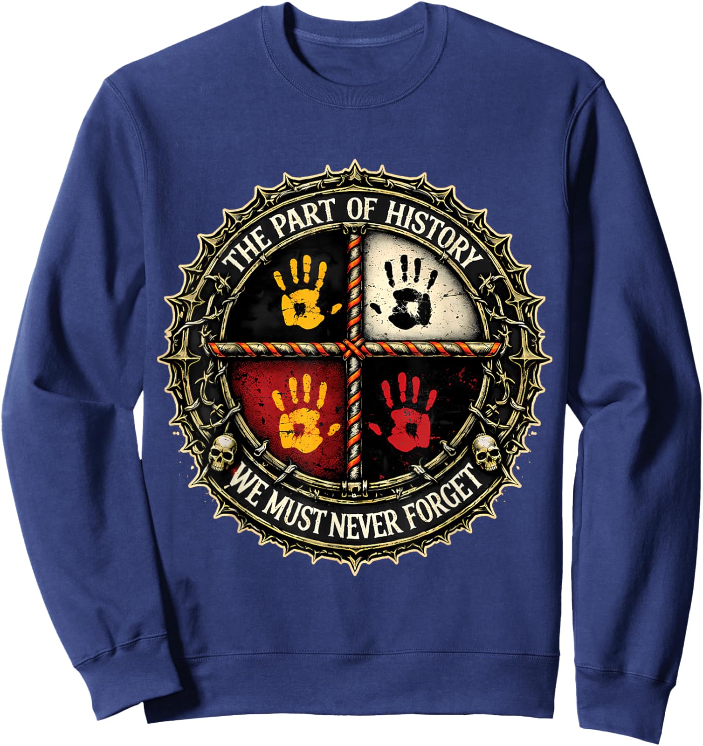 The Part of Native History Sweatshirt - Sweatshirt | Navy