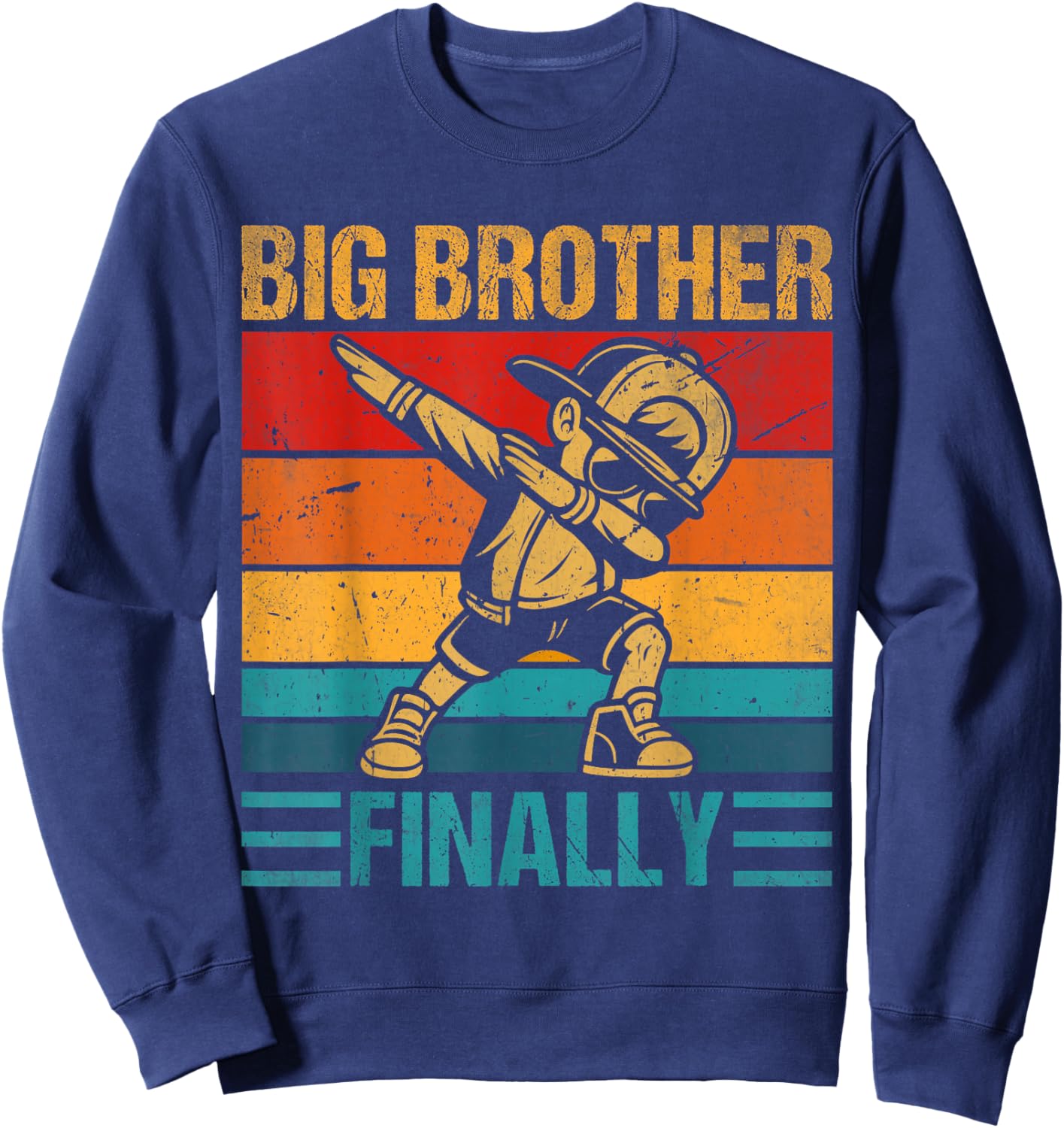 Big Brother Finally 2026 Announcement Dabbing for Boys Boy Sweatshirt - Sweatshirt | Navy