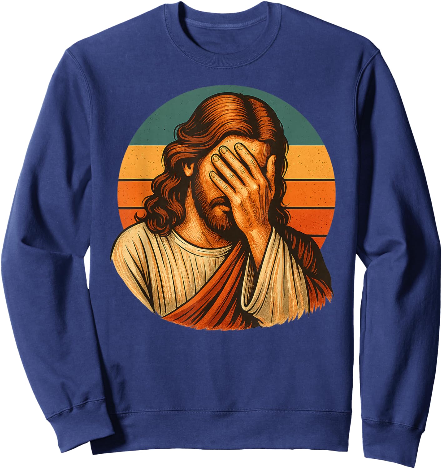 That’s Not What I Meant Christian Meme Funny Jesus Sweatshirt - Sweatshirt | Navy