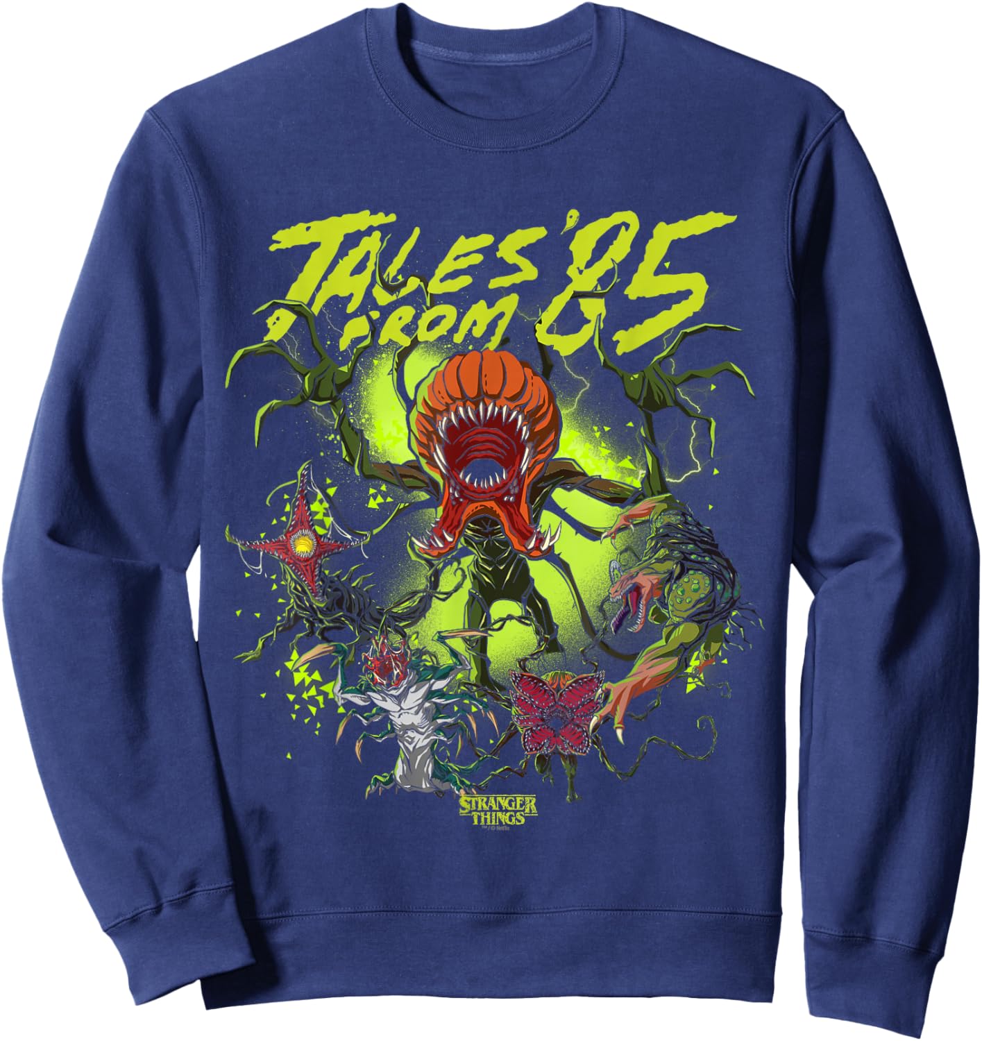 Stranger Things Tales from ‘85 Officially Licensed Sweatshirt - Sweatshirt | Navy