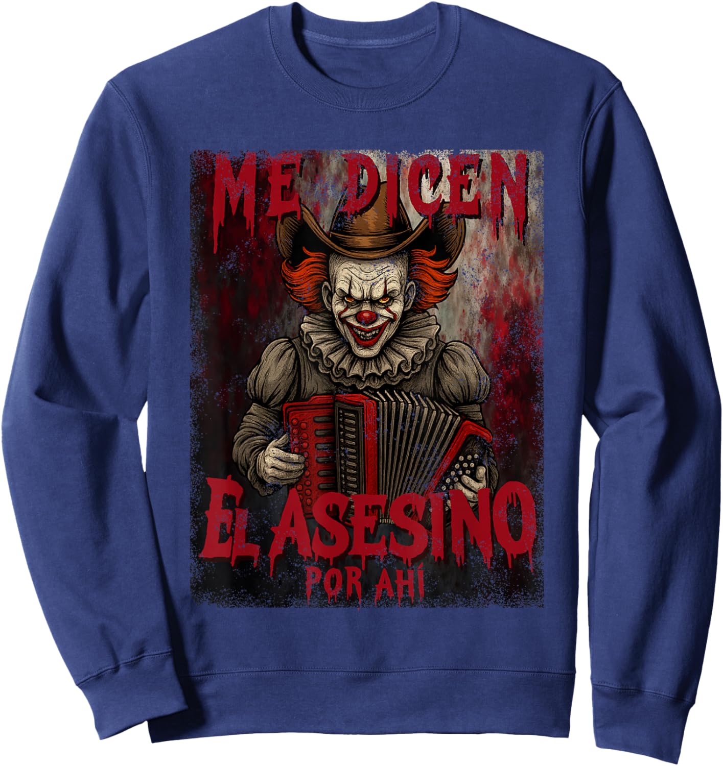 Me dicen el asesino por ahi Sweatshirt - Sweatshirt | Navy