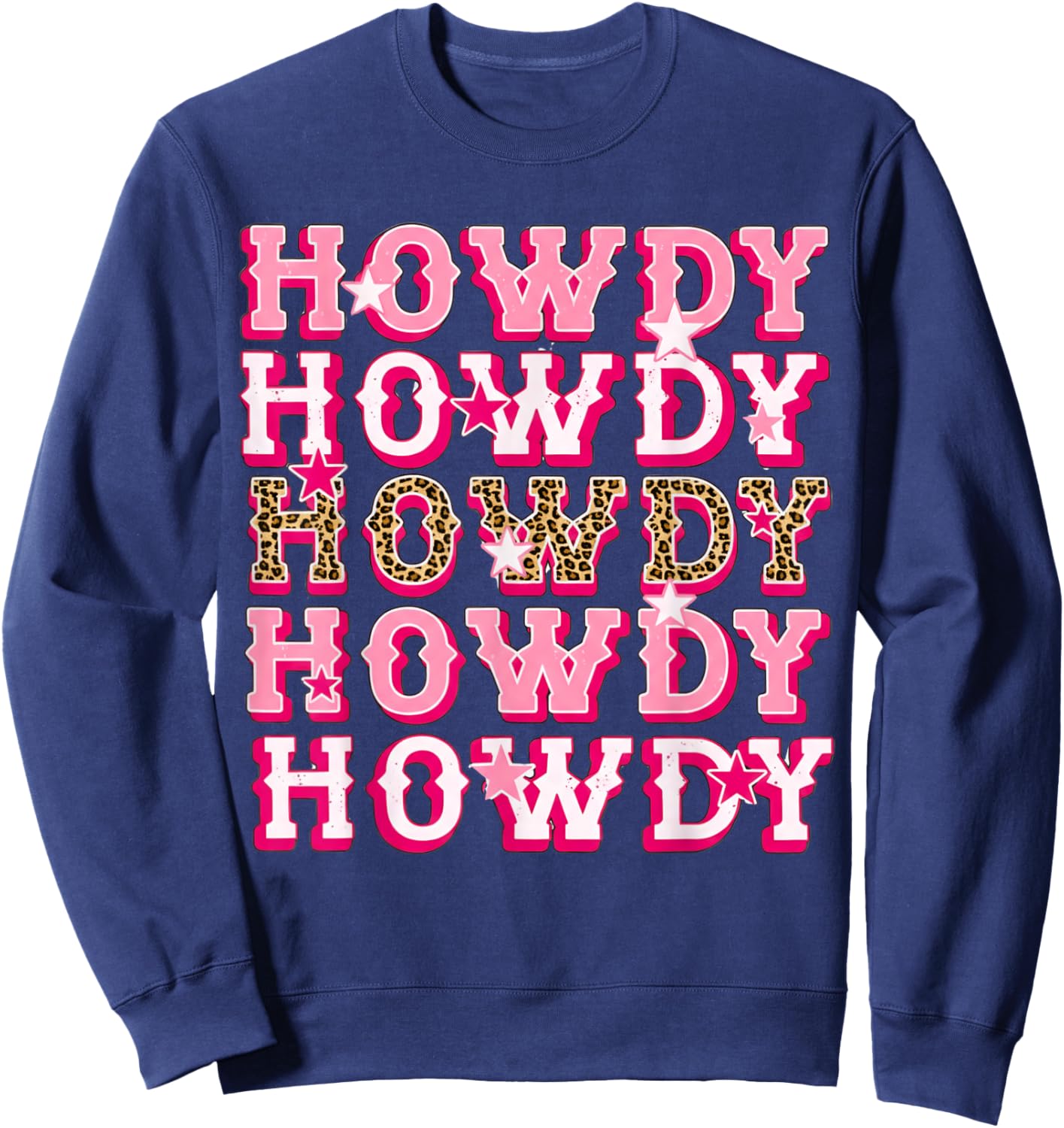Howdy Western Cowboy Howdy Cowboy Rodeo Cowgirl Sweatshirt - Sweatshirt | Navy