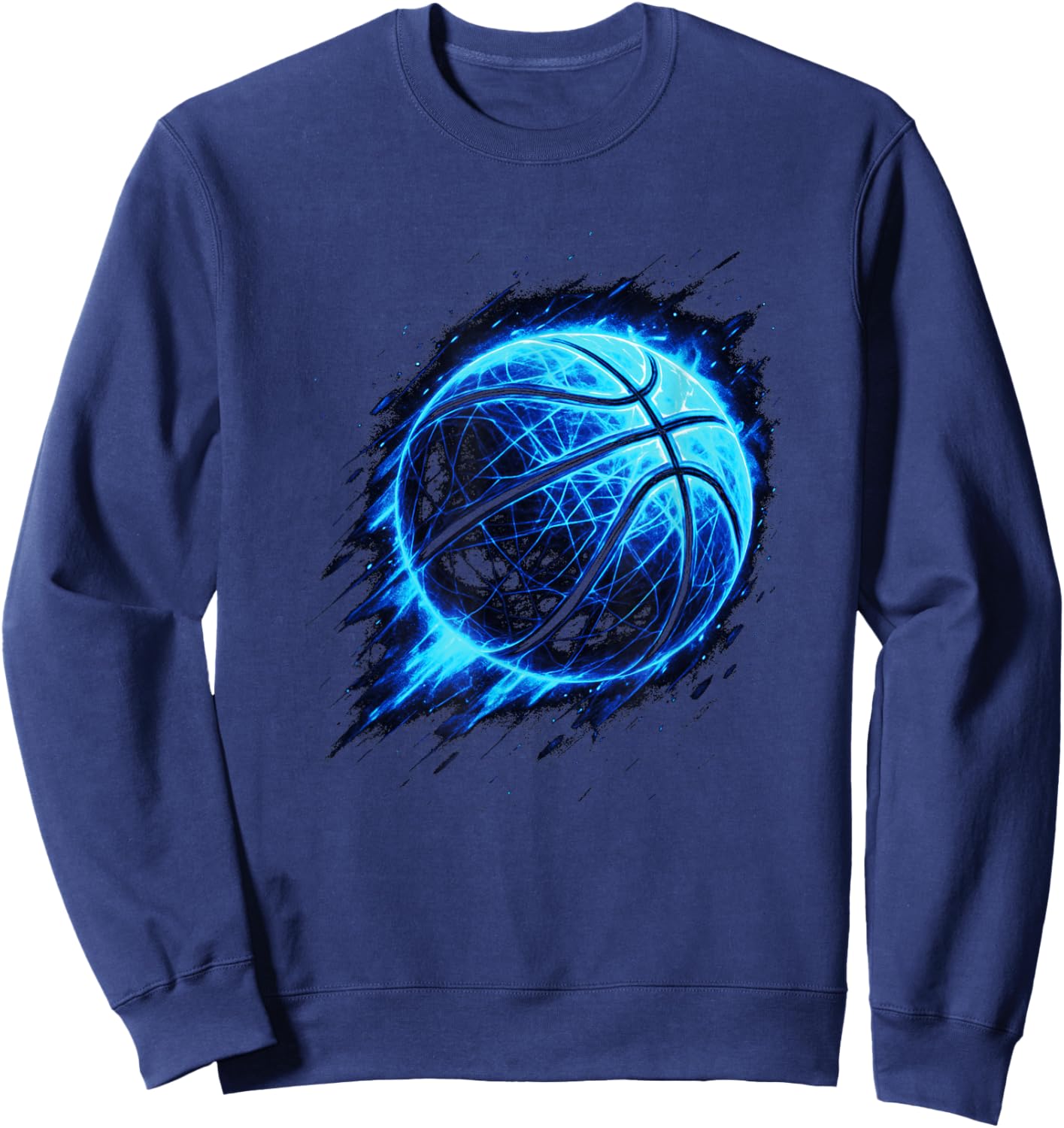 Basketball - Sports Art Sweatshirt - Sweatshirt | Navy