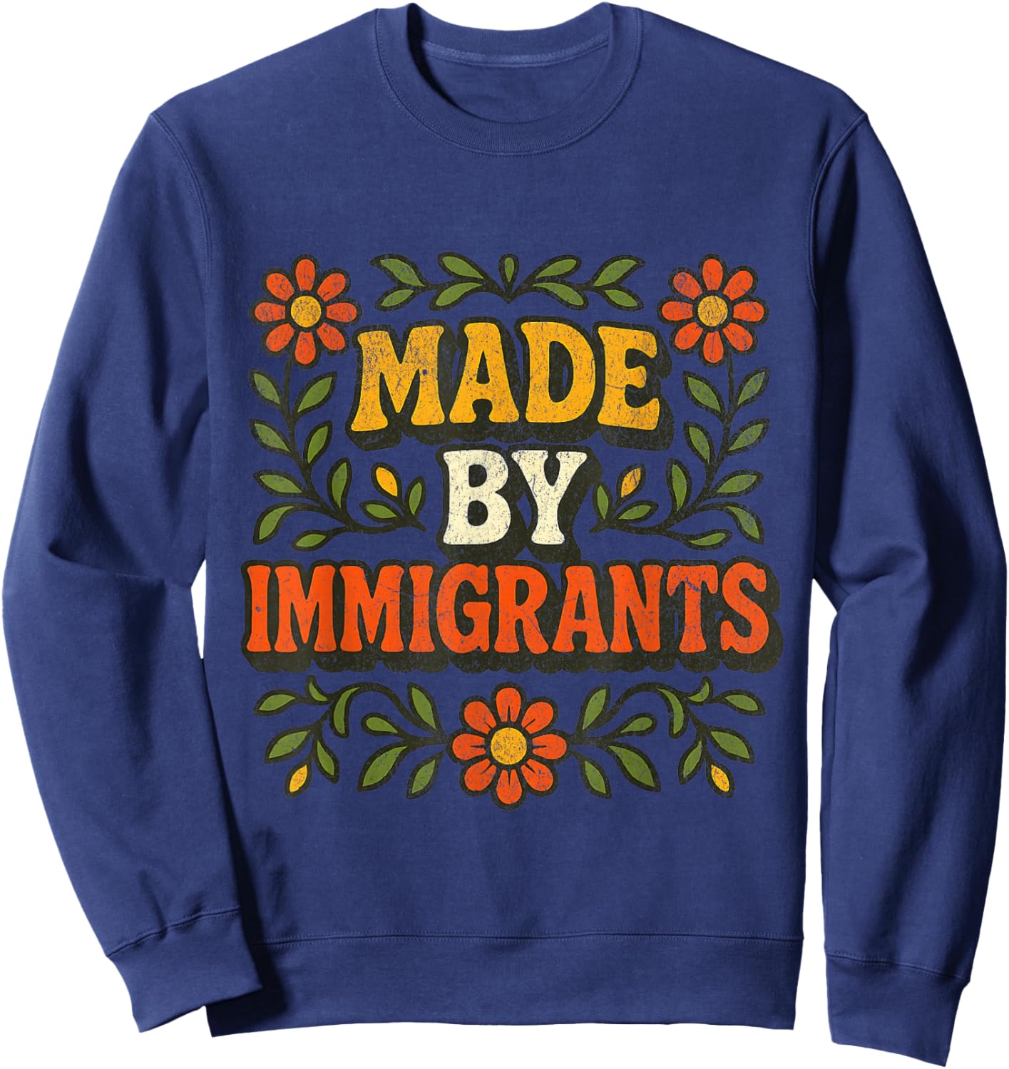 Made by Immigrants Sweatshirt - Sweatshirt | Navy