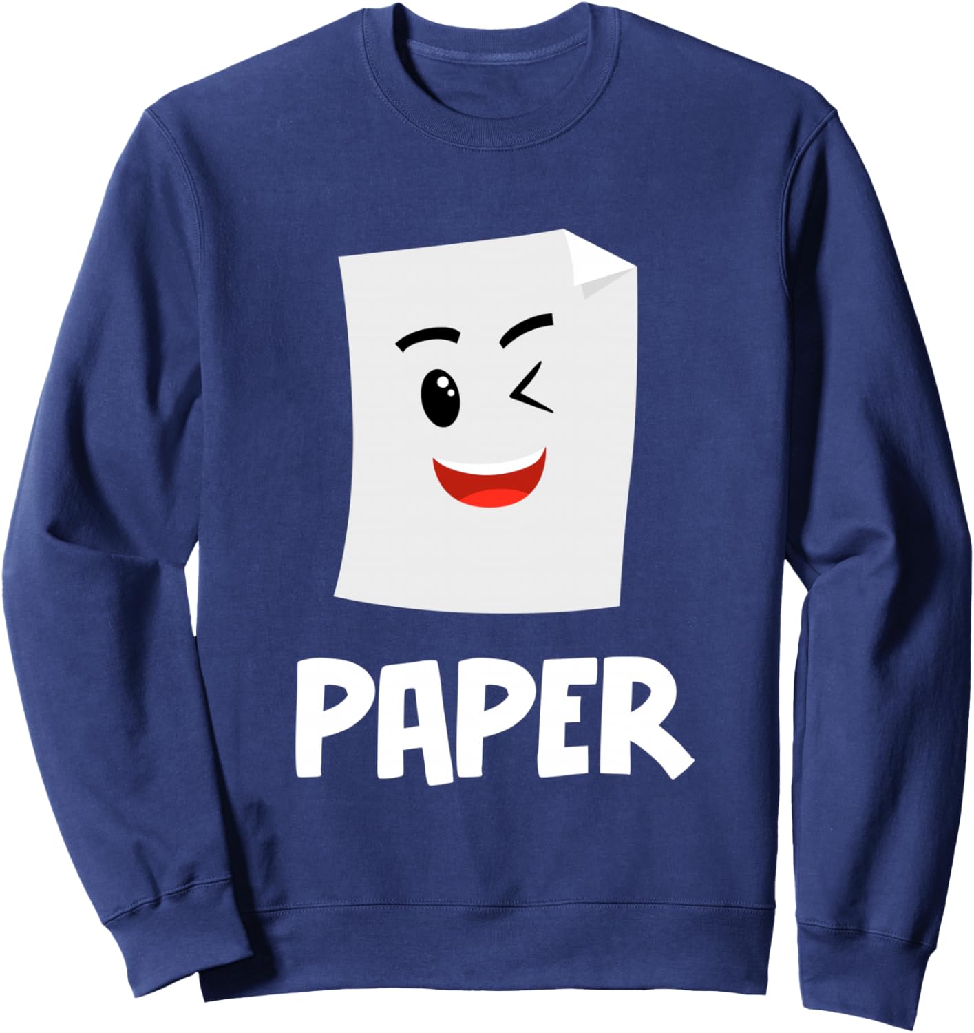 Rock Paper Scissors Group Halloween Costume Sweatshirt - Sweatshirt | Navy