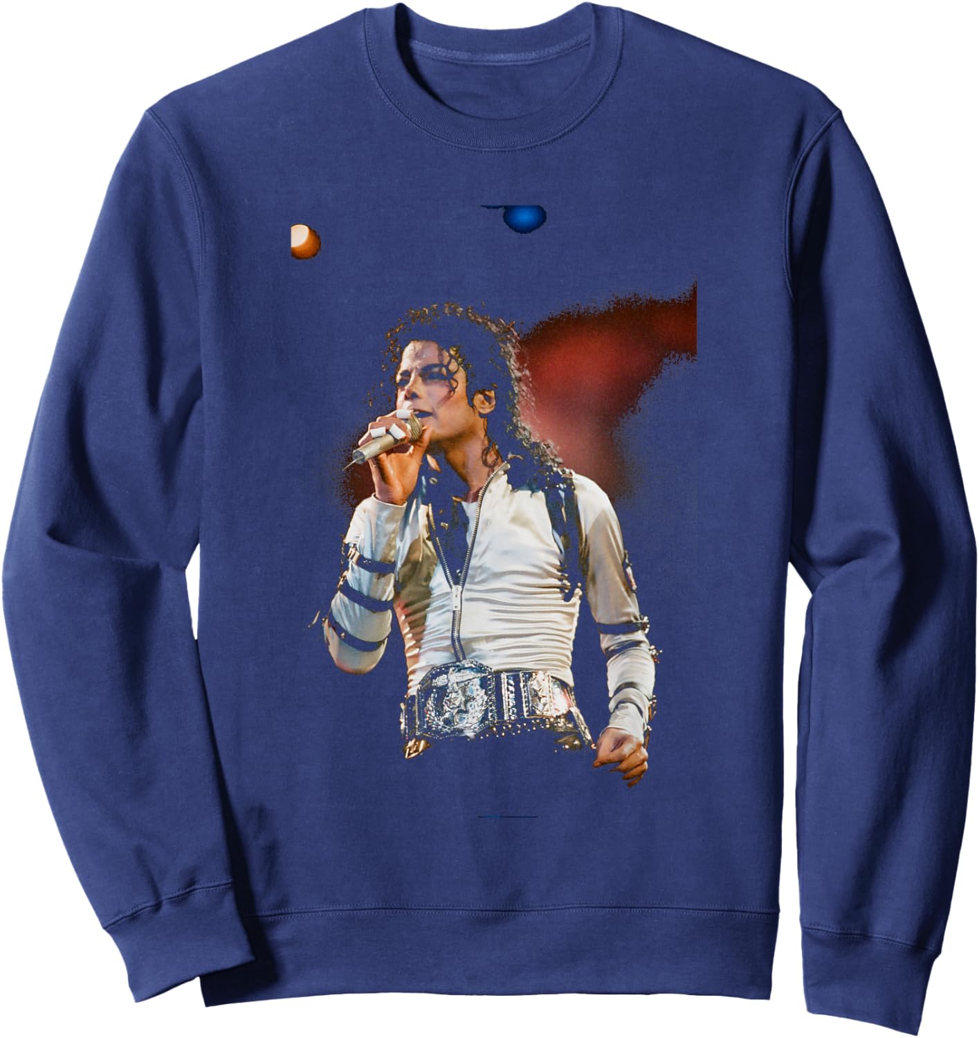 Michael Jackson Sings Live Bad Tour 1988 Sweatshirt - Sweatshirt | Navy
