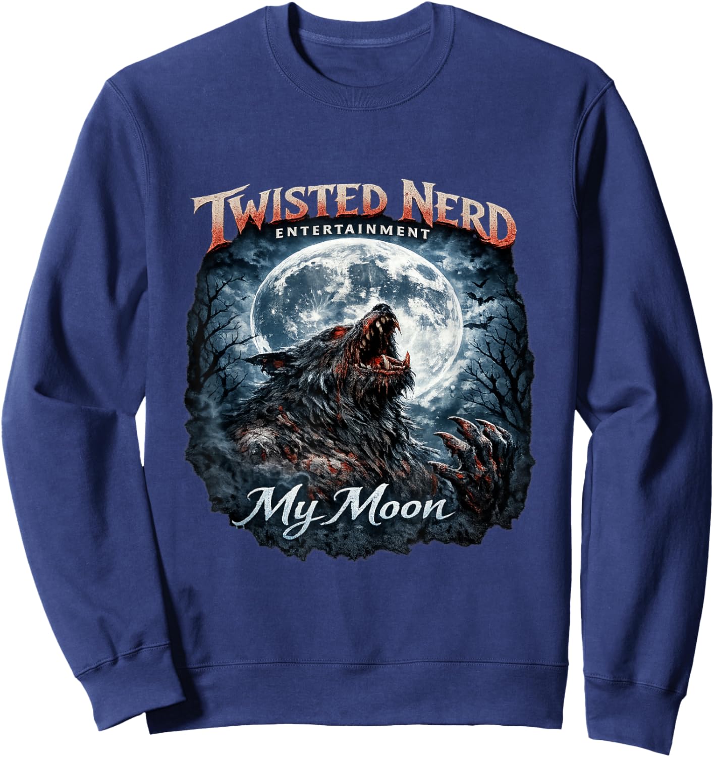TNE My Moon Sweatshirt - Sweatshirt | Navy