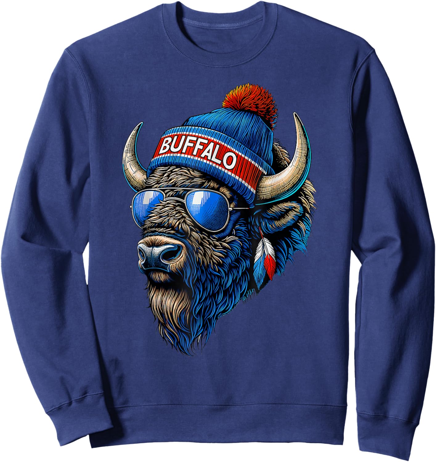 Buffalo Lovers Women Toddler Youth Kids Boys Girls Sweatshirt - Sweatshirt | Navy