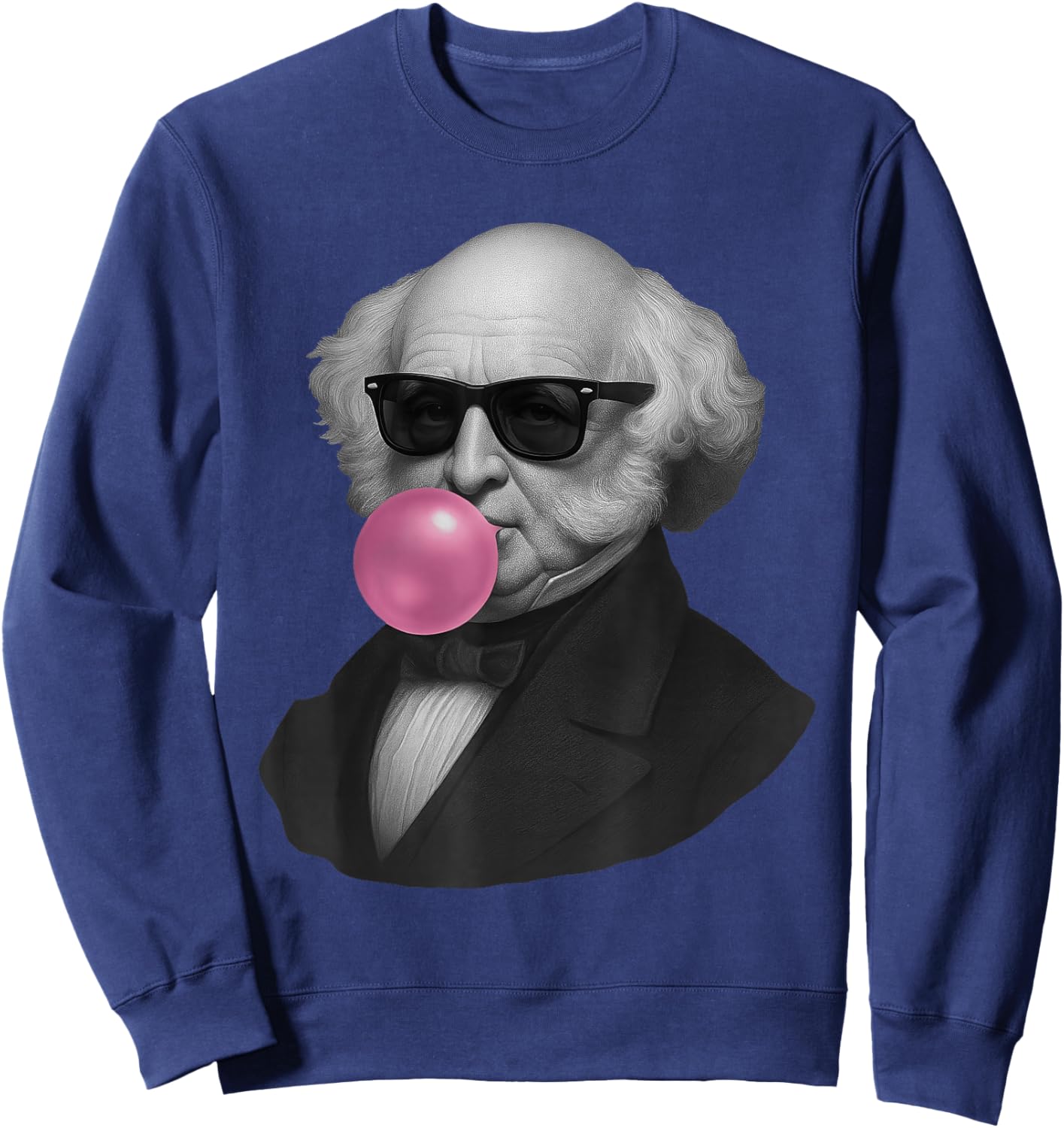 Martin Van Buren Portrait Sweatshirt - Sweatshirt | Navy