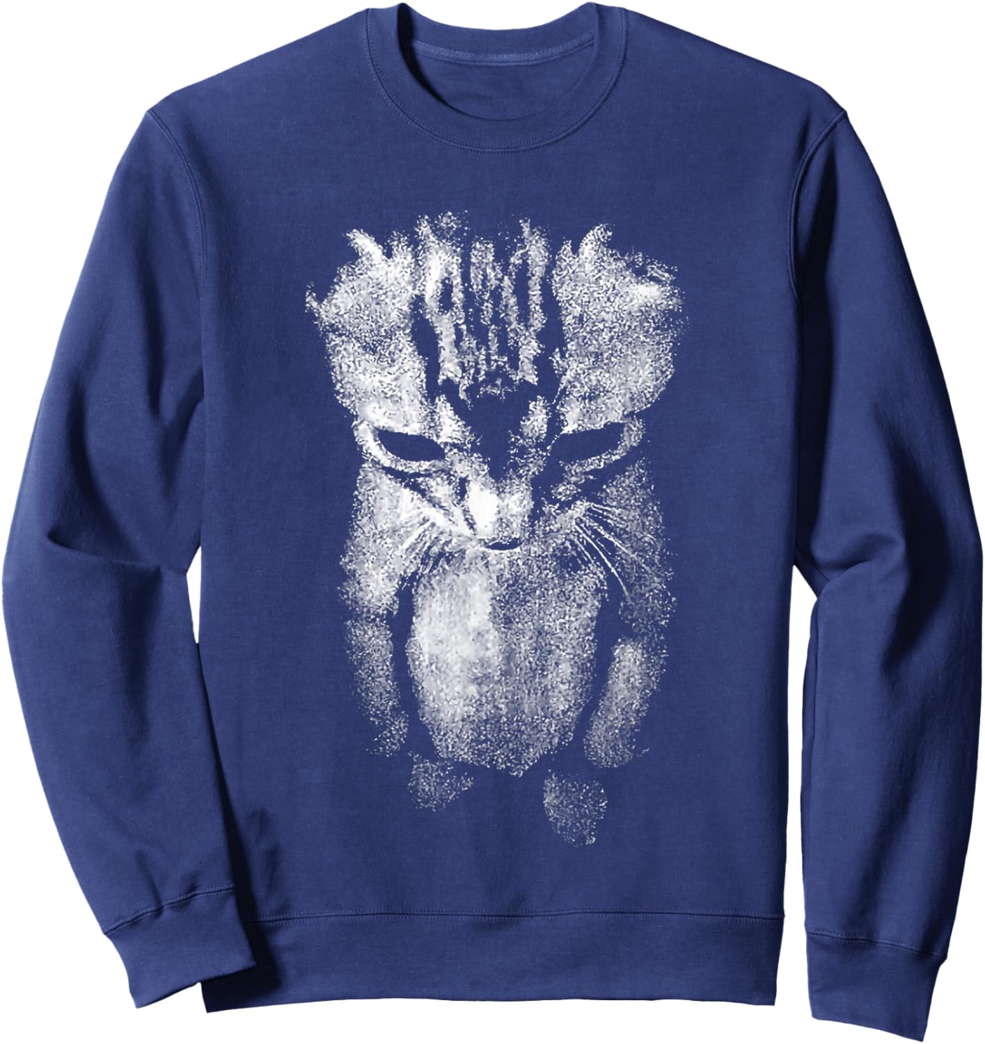 sad Kitten Meme Sweatshirt - Sweatshirt | Navy