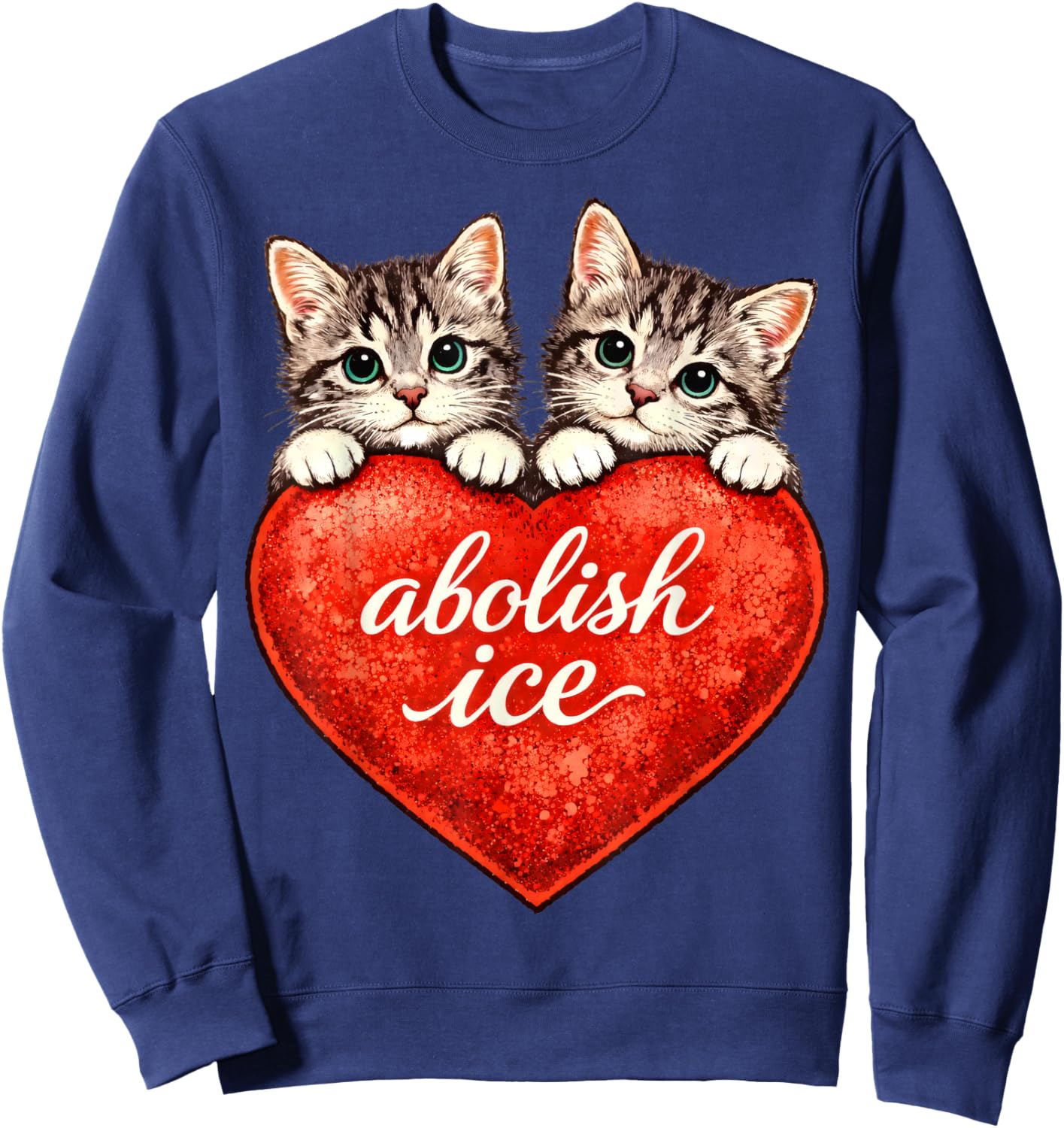 Abolish Ice Sweatshirt - Sweatshirt | Navy