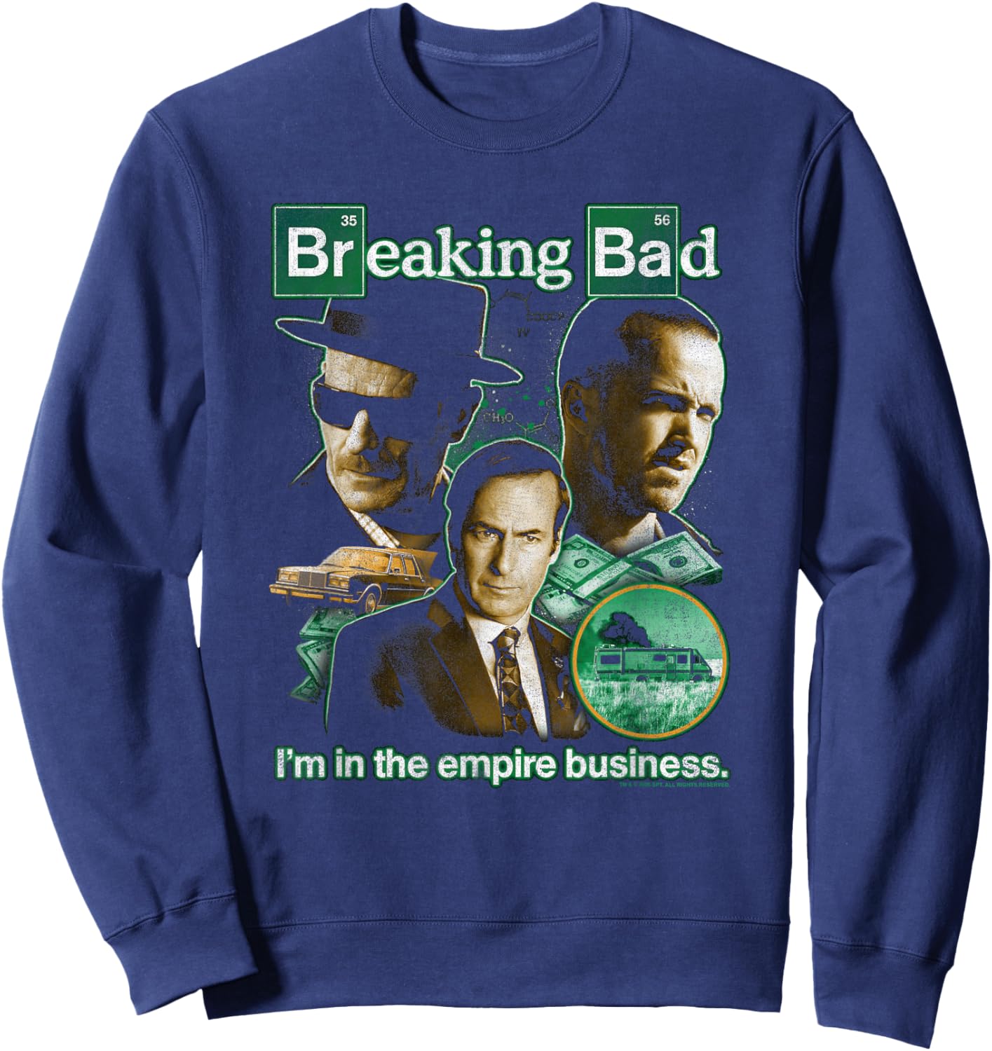 Breaking Bad I'm in The Empire Business Collage TV Show Sweatshirt - Sweatshirt | Navy