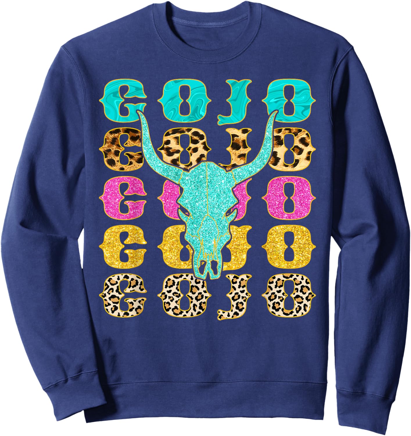 Vintage Cojo Name 90s Personalized Sweatshirt - Sweatshirt | Navy