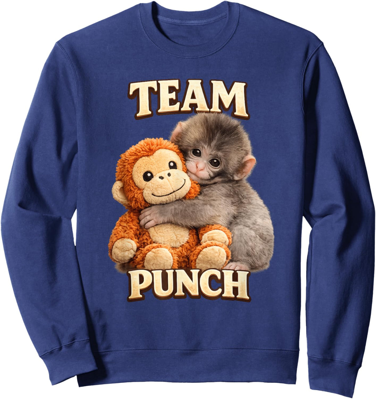 Monkey Team Punch Sweatshirt - Sweatshirt | Navy