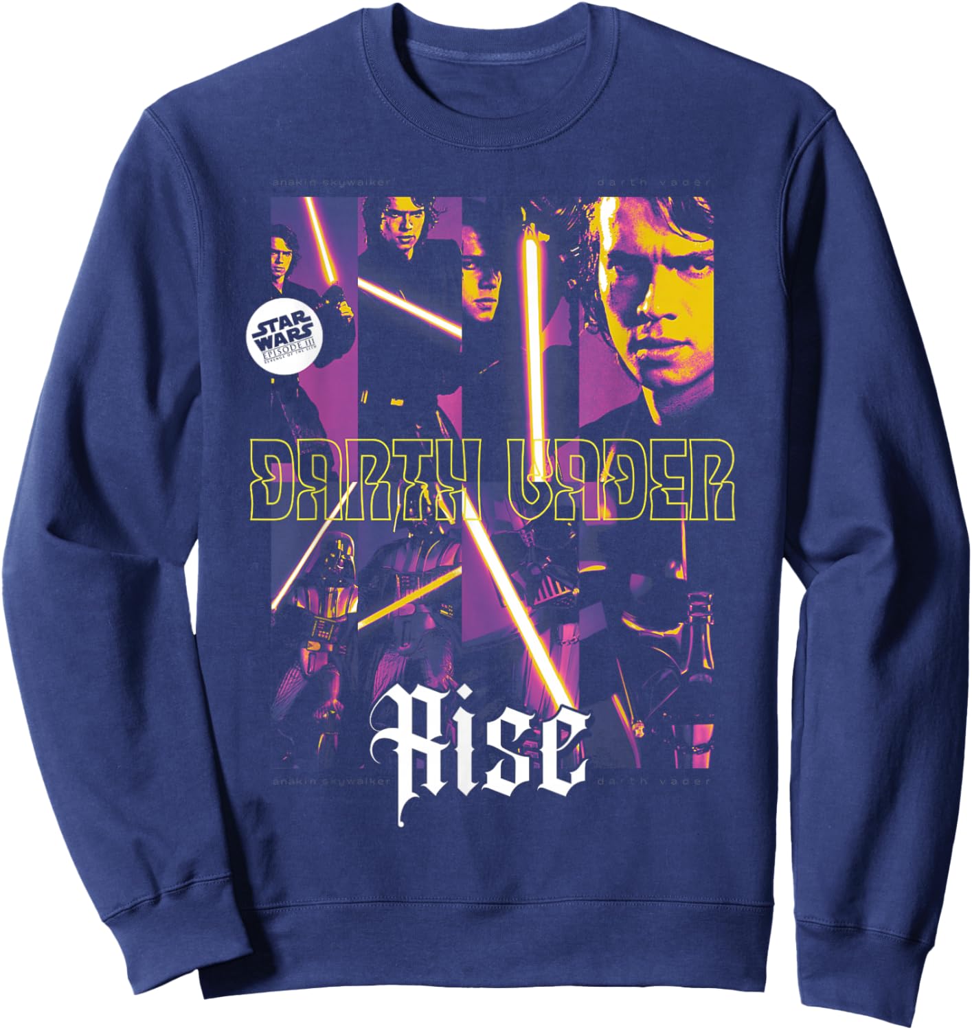 Star Wars Revenge of The Sith Darth Vader Rise Sweatshirt - Sweatshirt | Navy