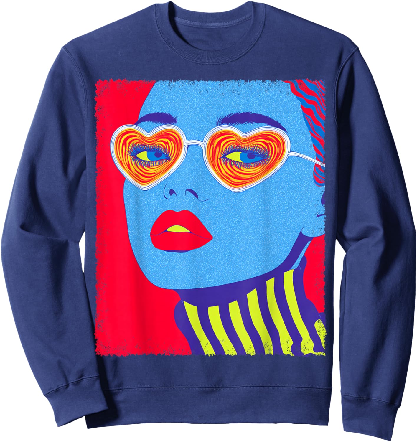 Women's Pop Art Sweatshirt - Sweatshirt | Navy