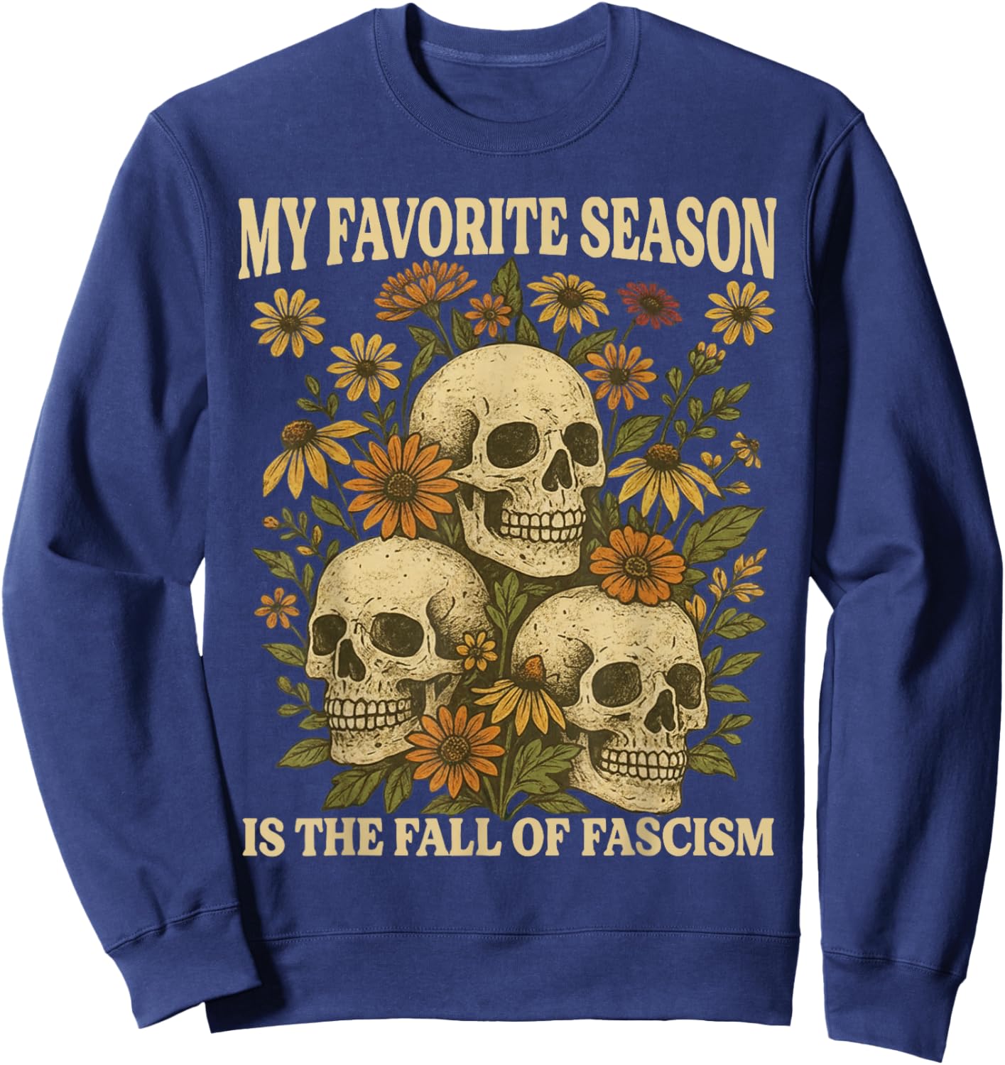 Retro Halloween Sweatshirt - Sweatshirt | Navy