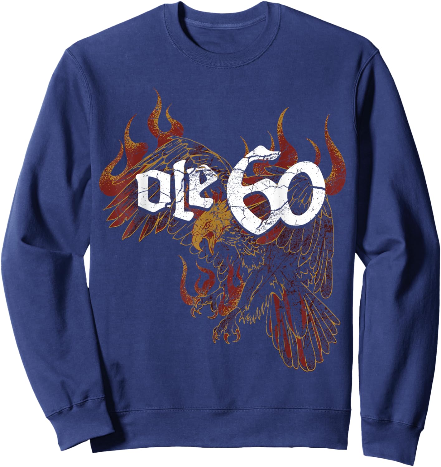 Ole 60 Eagle Graphic Sweatshirt - Sweatshirt | Navy