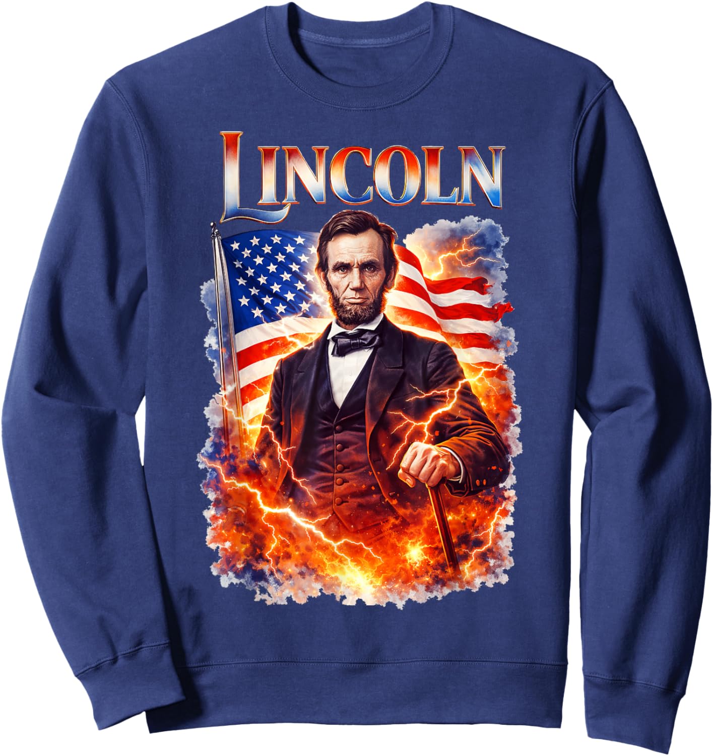 Abraham Lincoln Sweatshirt - Sweatshirt | Navy