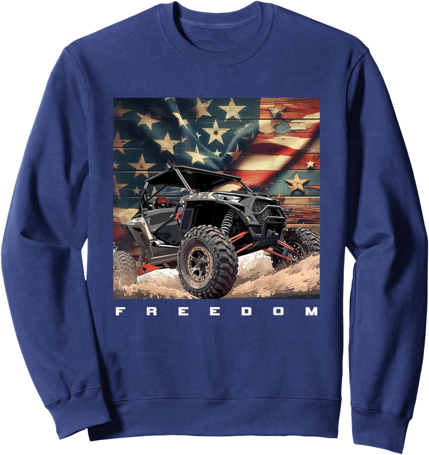 Off Road Quad ATV Sweatshirt - Sweatshirt | Navy