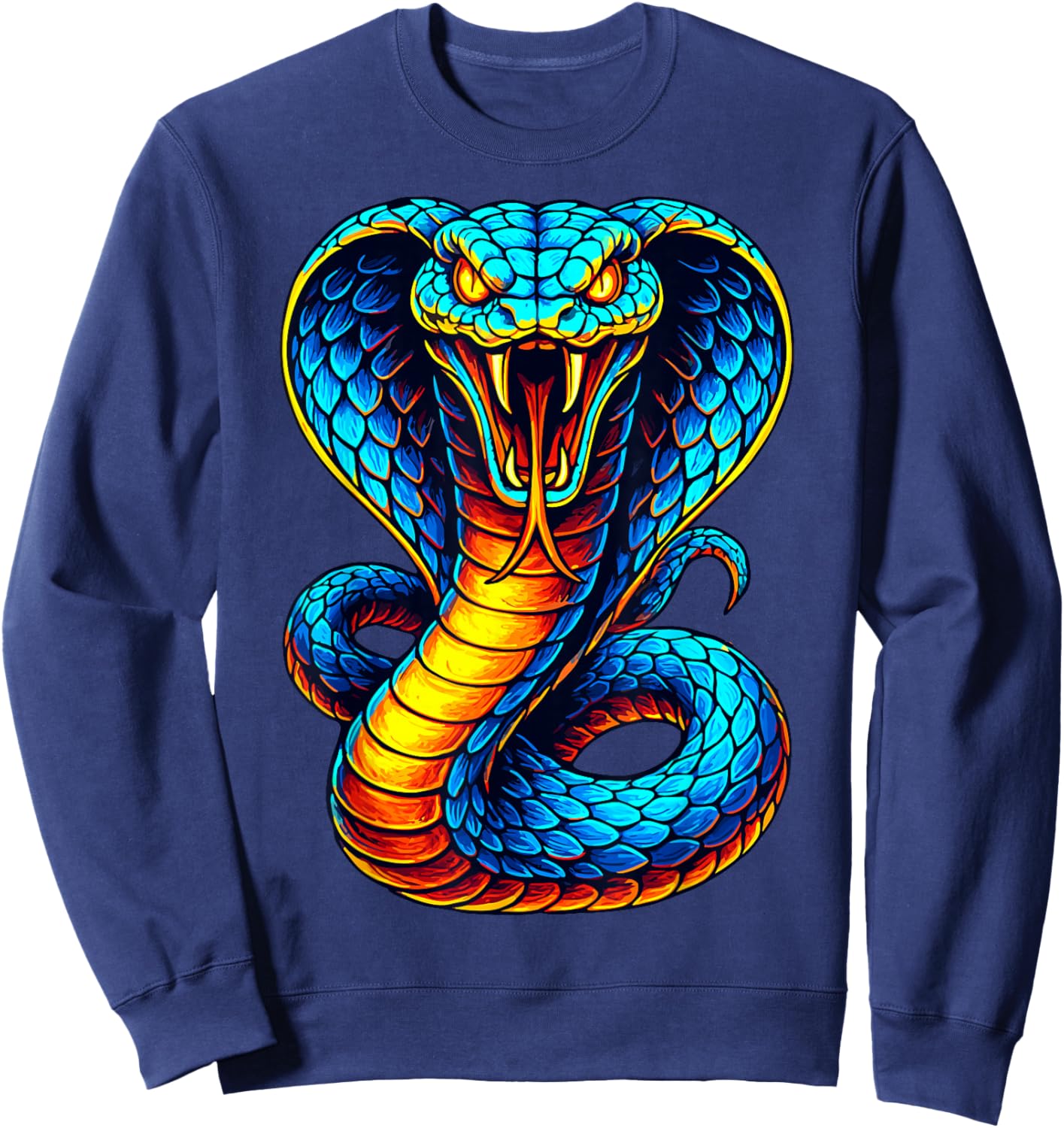 Snake Lover Cobra Sweatshirt - Sweatshirt | Navy