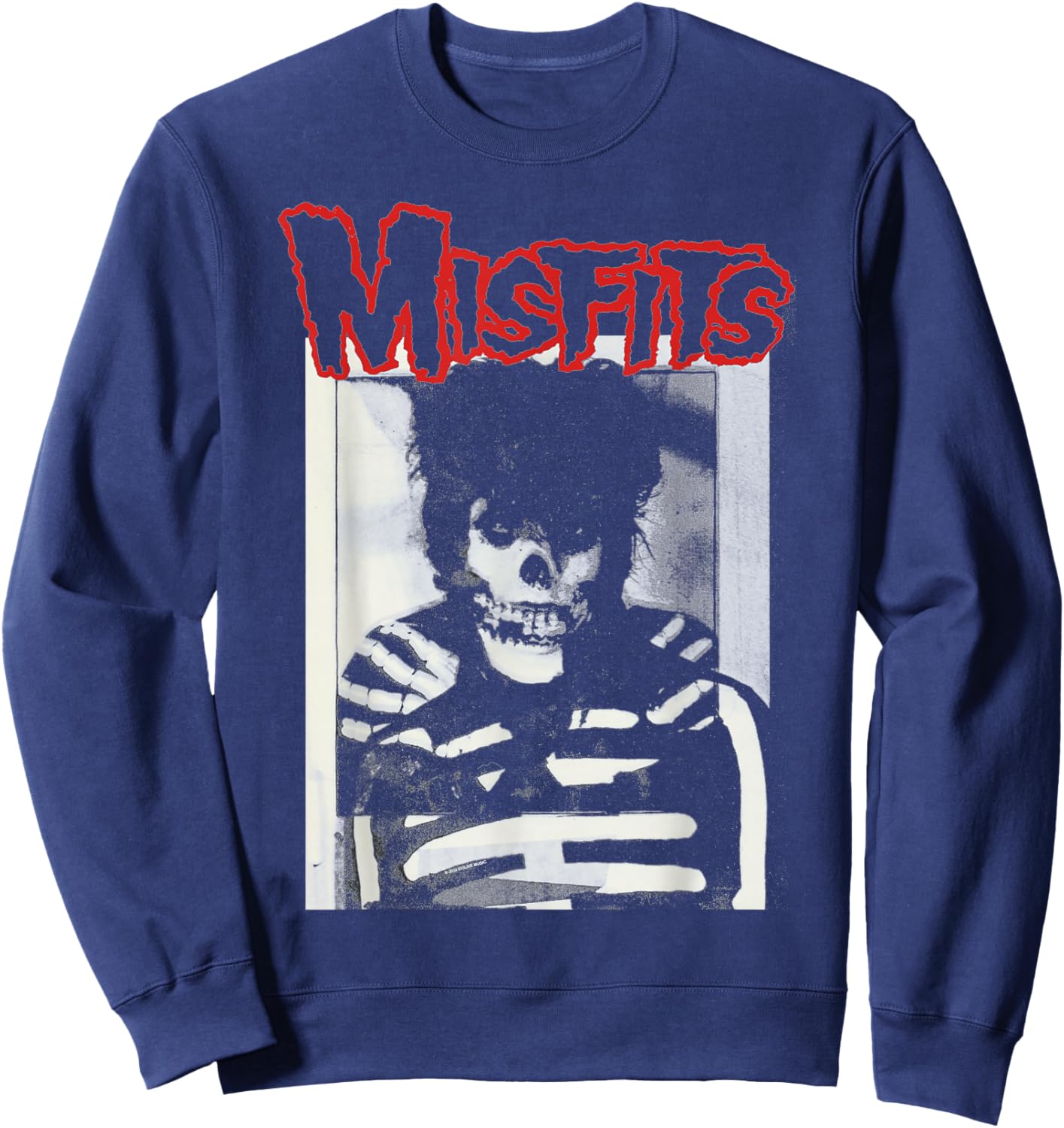 Misfits Skeleton Sweatshirt - Sweatshirt | Navy