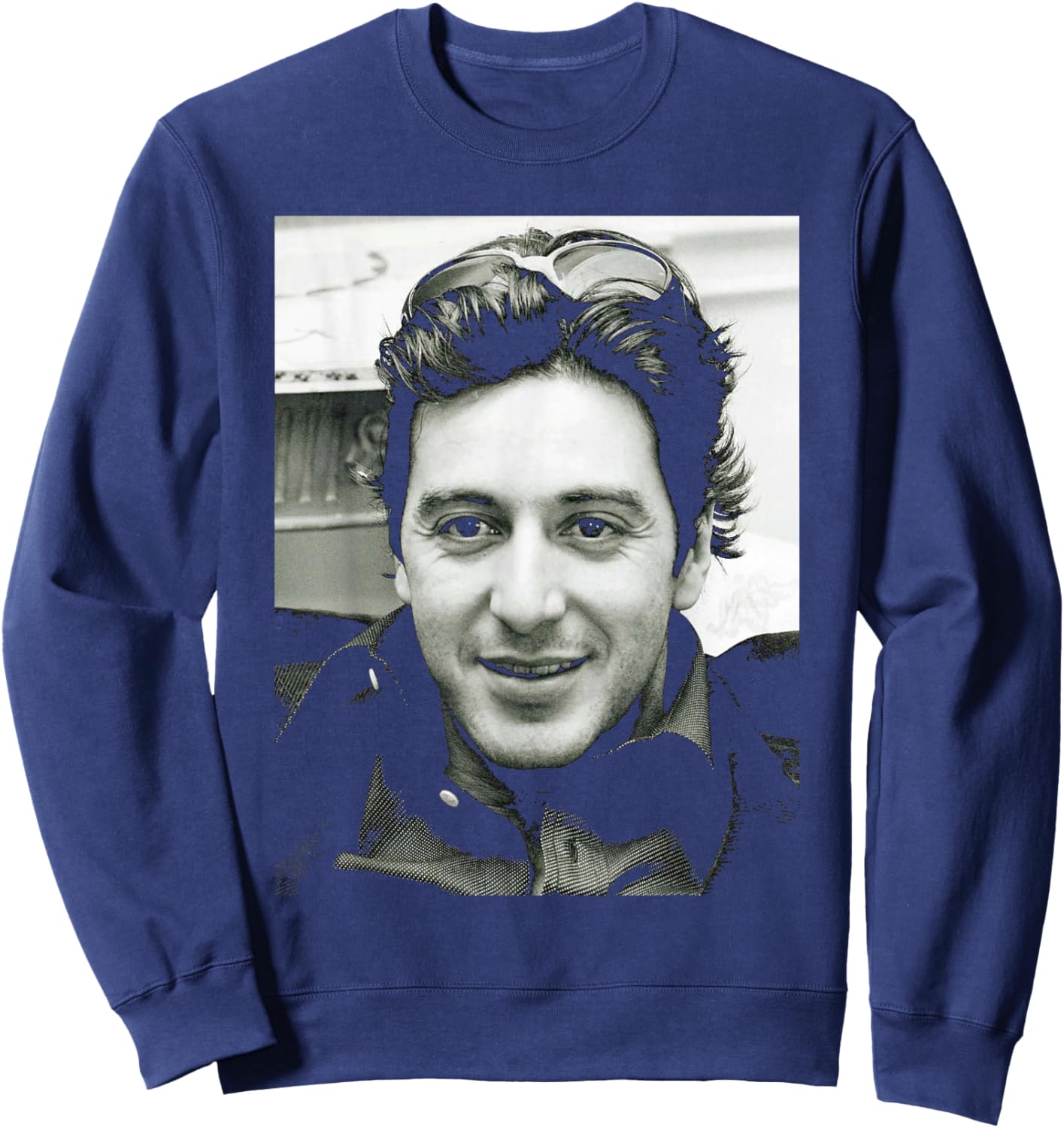 Al Pacino Actor The Godfather Part II 1974 Sweatshirt - Sweatshirt | Navy
