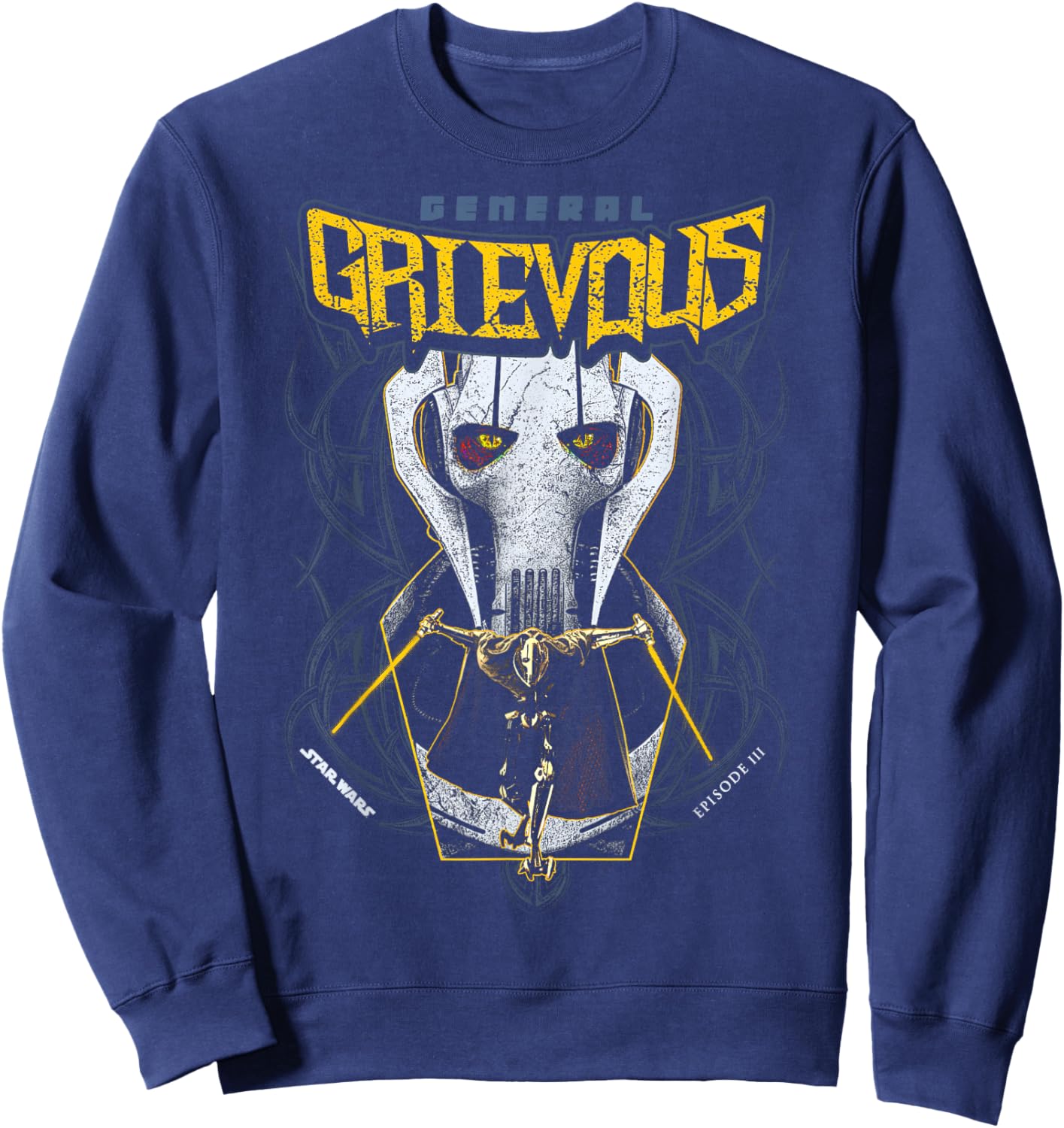 Star Wars Revenge of The Sith General Grievous Sweatshirt - Sweatshirt | Navy