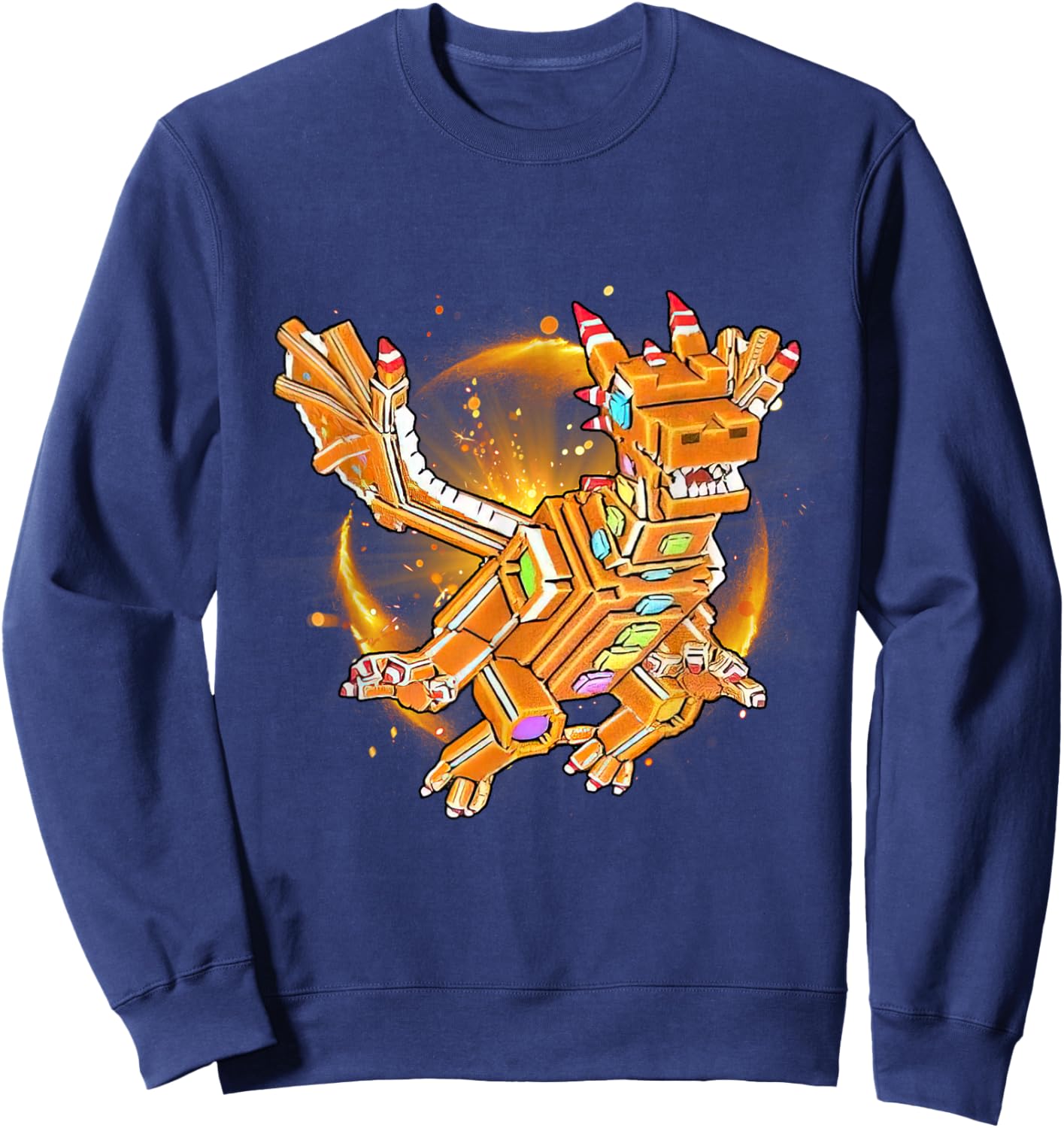 Dragon Gingerini for Boys Kids Teens Sweatshirt - Sweatshirt | Navy