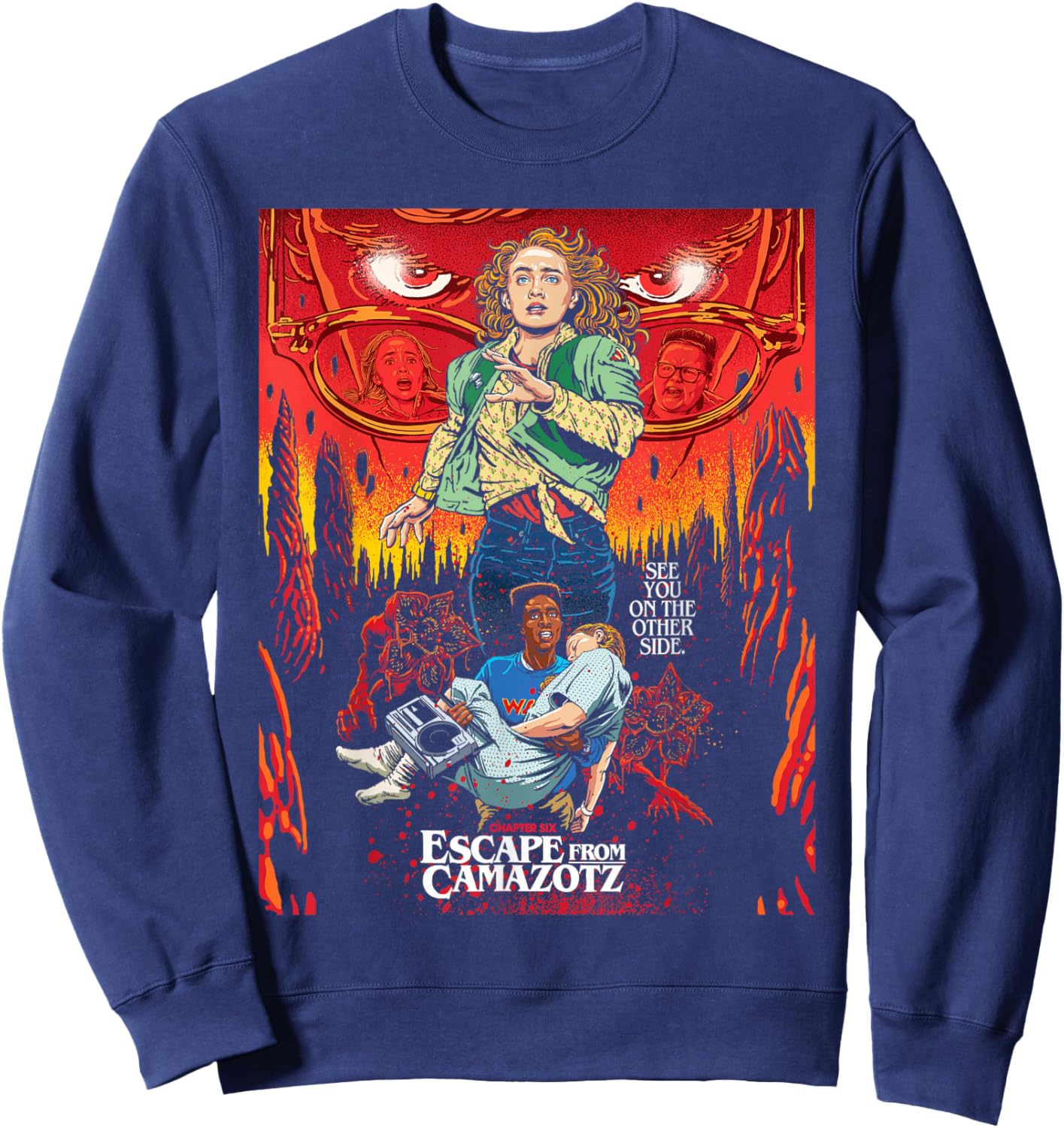 Stranger Things Season 5 x Butcher Billy Escape Camazotz Sweatshirt - Sweatshirt | Navy