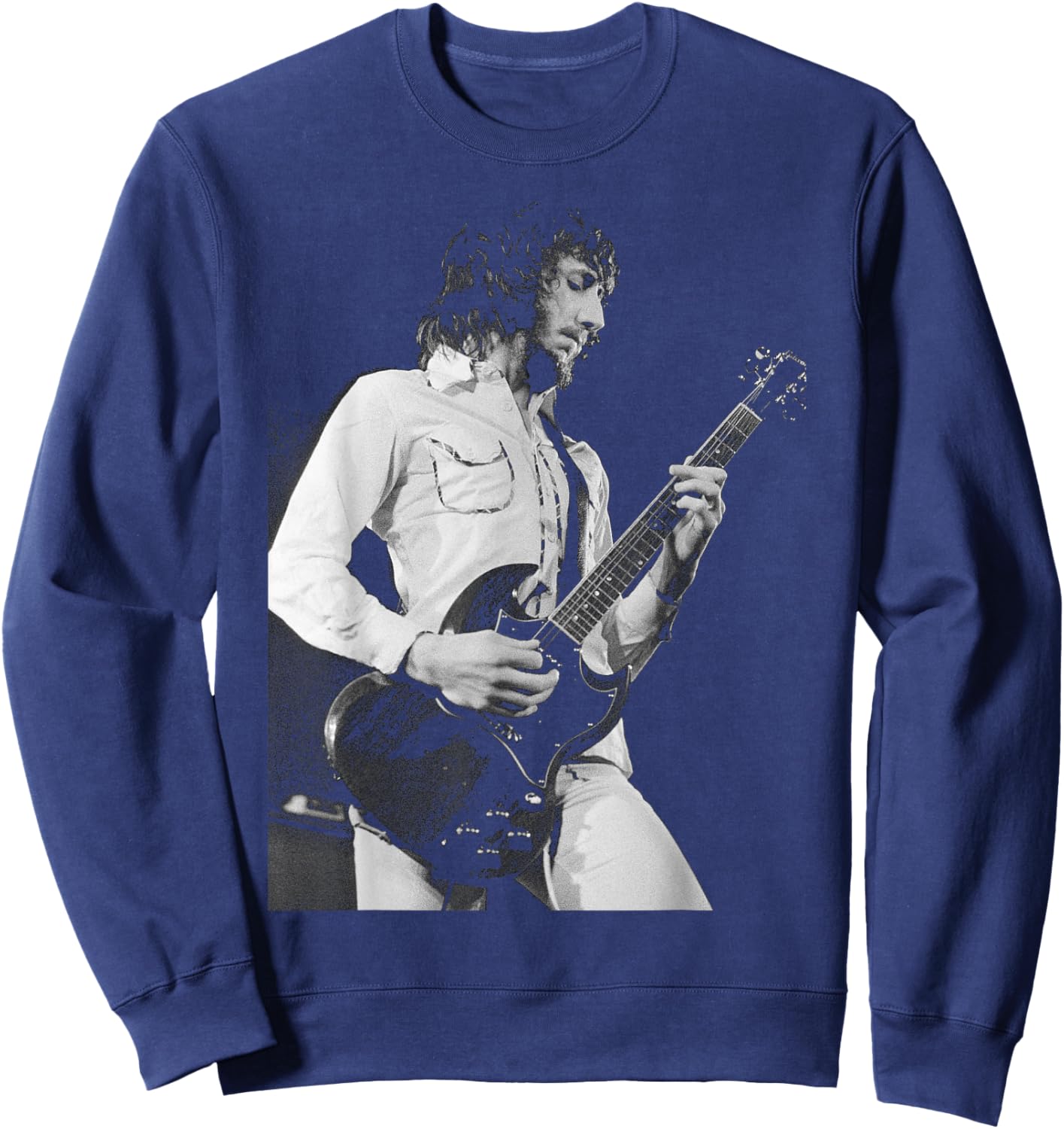 The Who Pete Townshend Who's Next Tour 1971 Sweatshirt - Sweatshirt | Navy