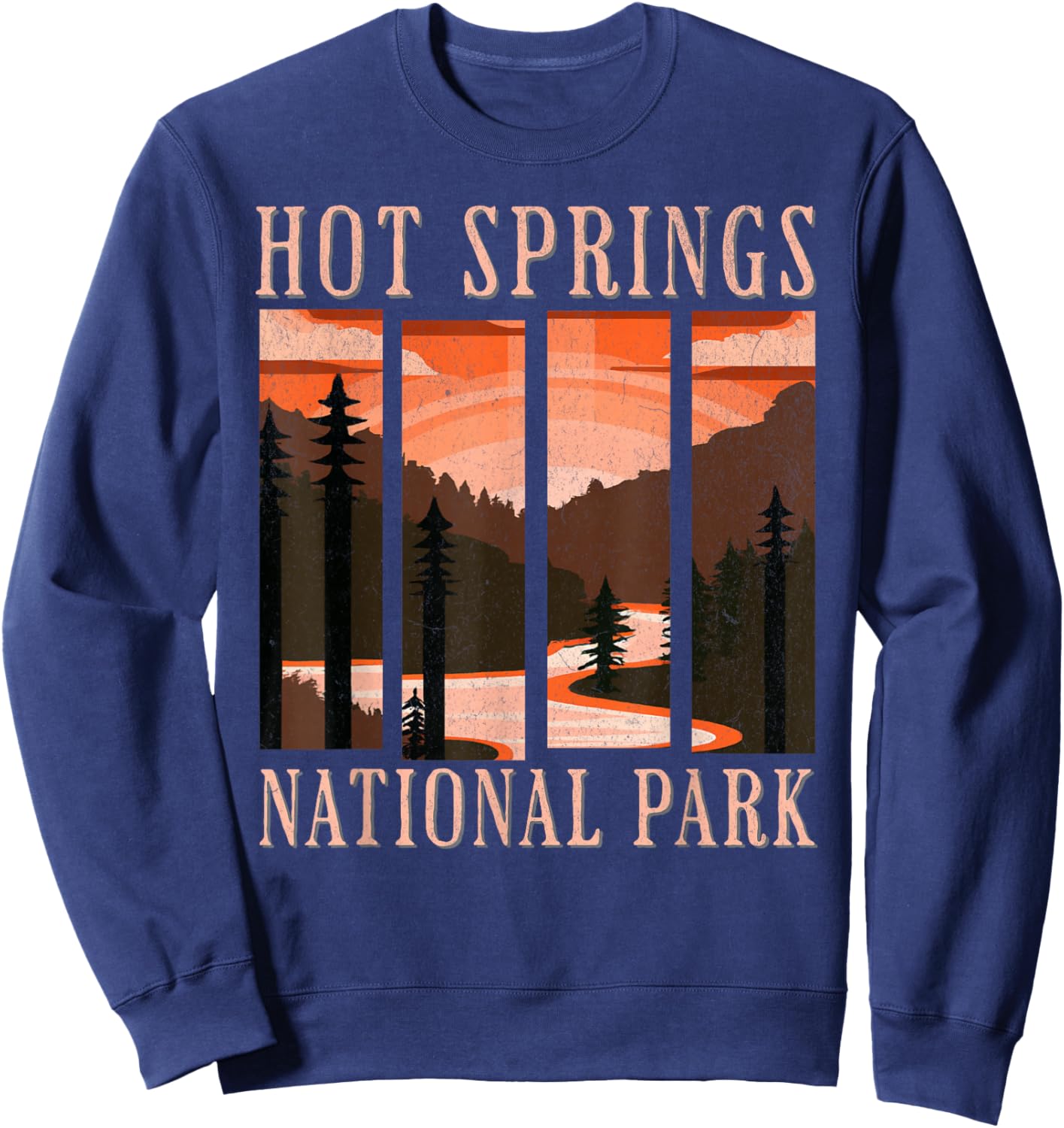 Hot Springs National Park Sweatshirt - Sweatshirt | Navy