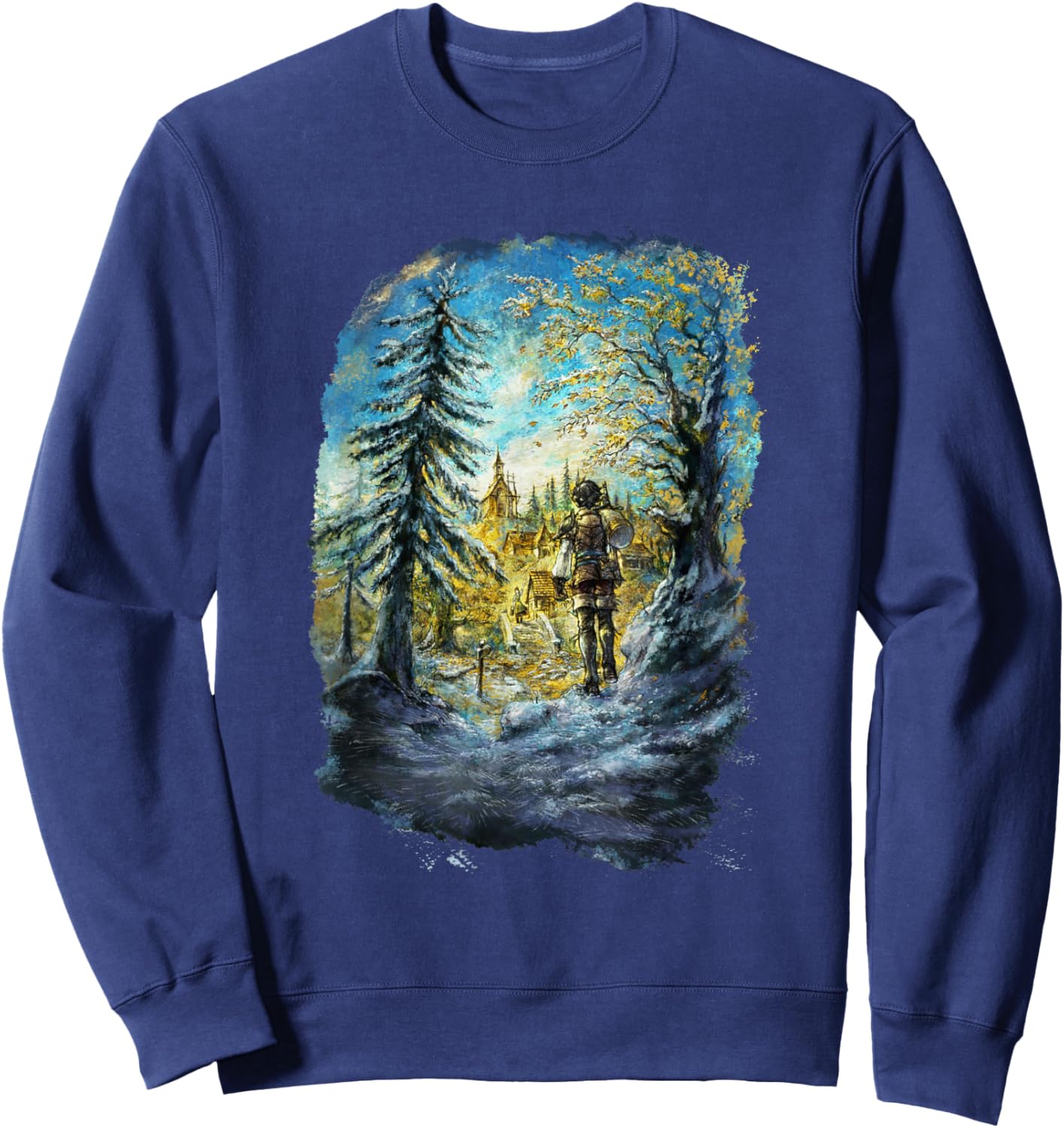 OCTOPATH Traveler 0 - Key Visual Sweatshirt - Sweatshirt | Navy