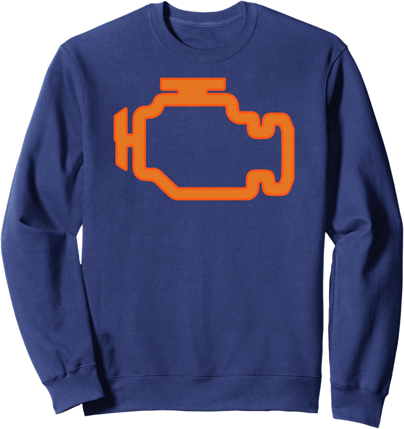 Check Engine Light Sweatshirt - Sweatshirt | Navy