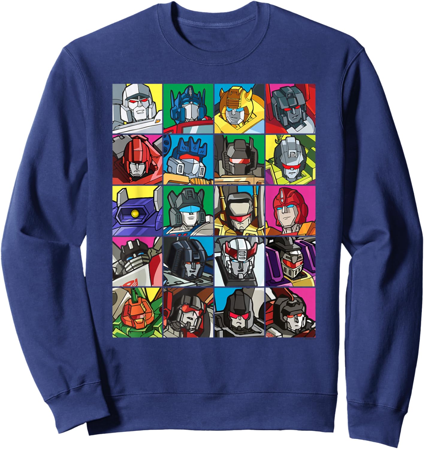 Transformers Transformer Squares Sweatshirt - Sweatshirt | Navy