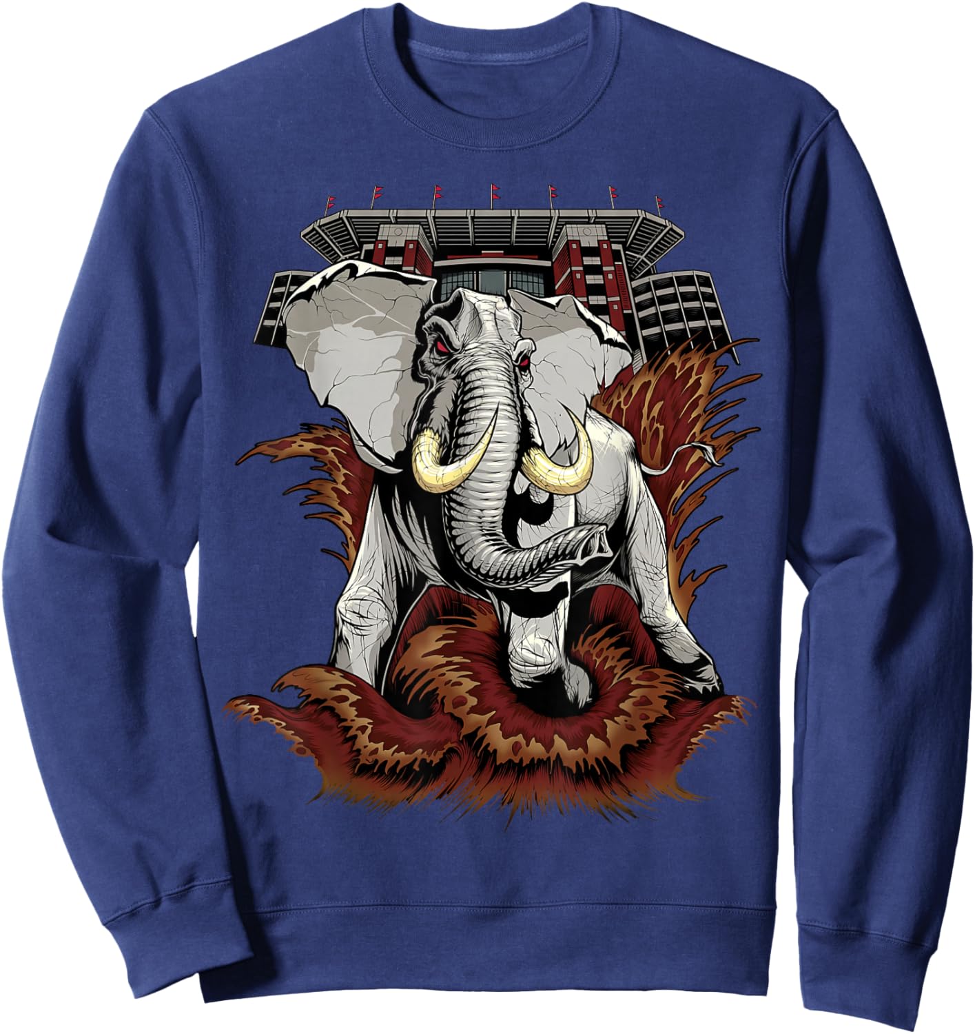Alabama AL Vintage Sports Lover Men Women Kids Gifts Sweatshirt - Sweatshirt | Navy