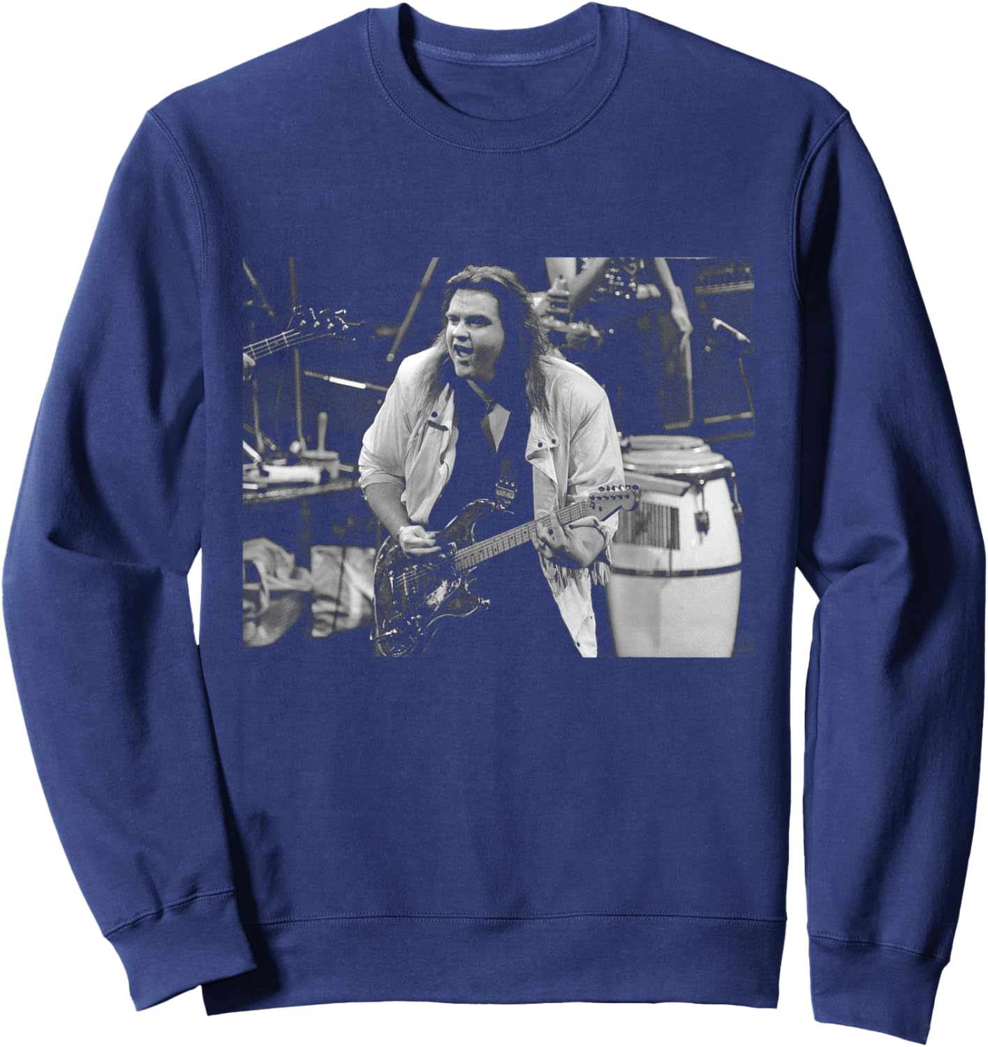 Bat Out of Hell Singer Meat Loaf Benefit Concert Wembley Sweatshirt - Sweatshirt | Navy