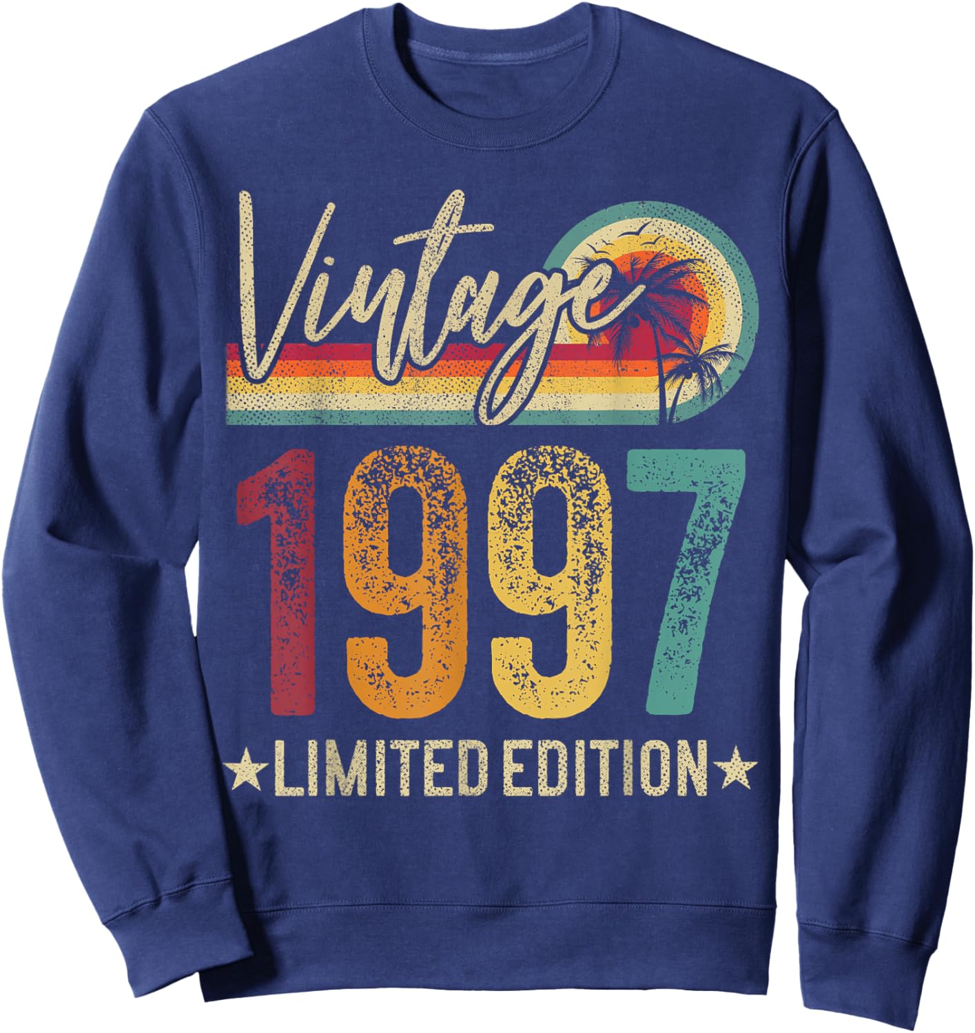 1997 28th Birthday 28 Years Old Retro Men Women - Vintage Sweatshirt - Sweatshirt | Navy