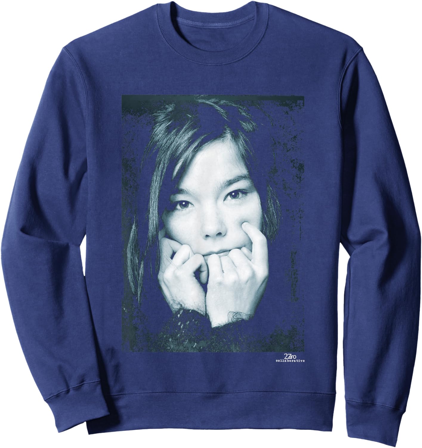 Bjork Debut Tour 1993 Photo by Phil Nicholls Sweatshirt - Sweatshirt | Navy