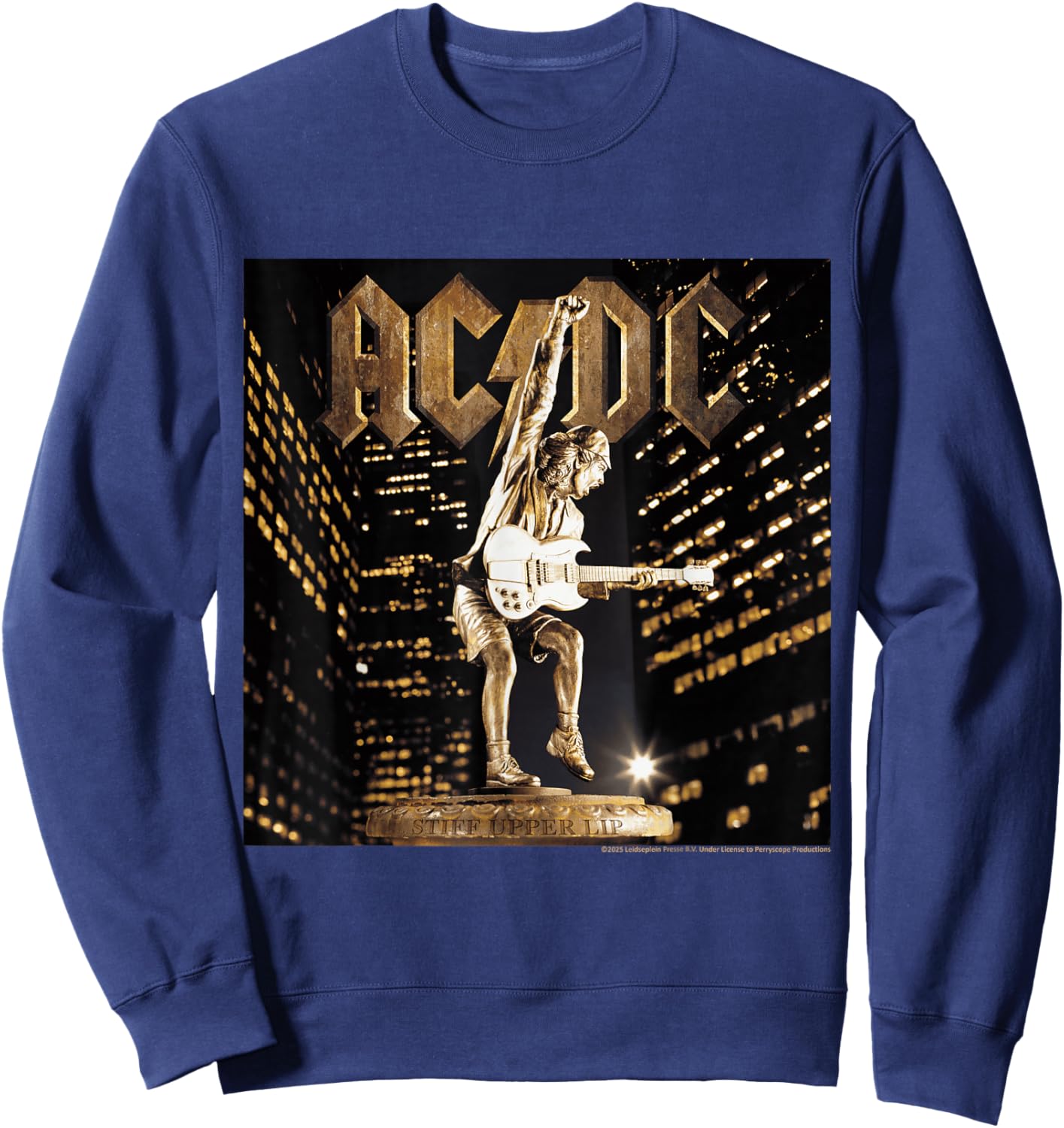 AC/DC Music Band Stiff Upper Lip City Sweatshirt - Sweatshirt | Navy