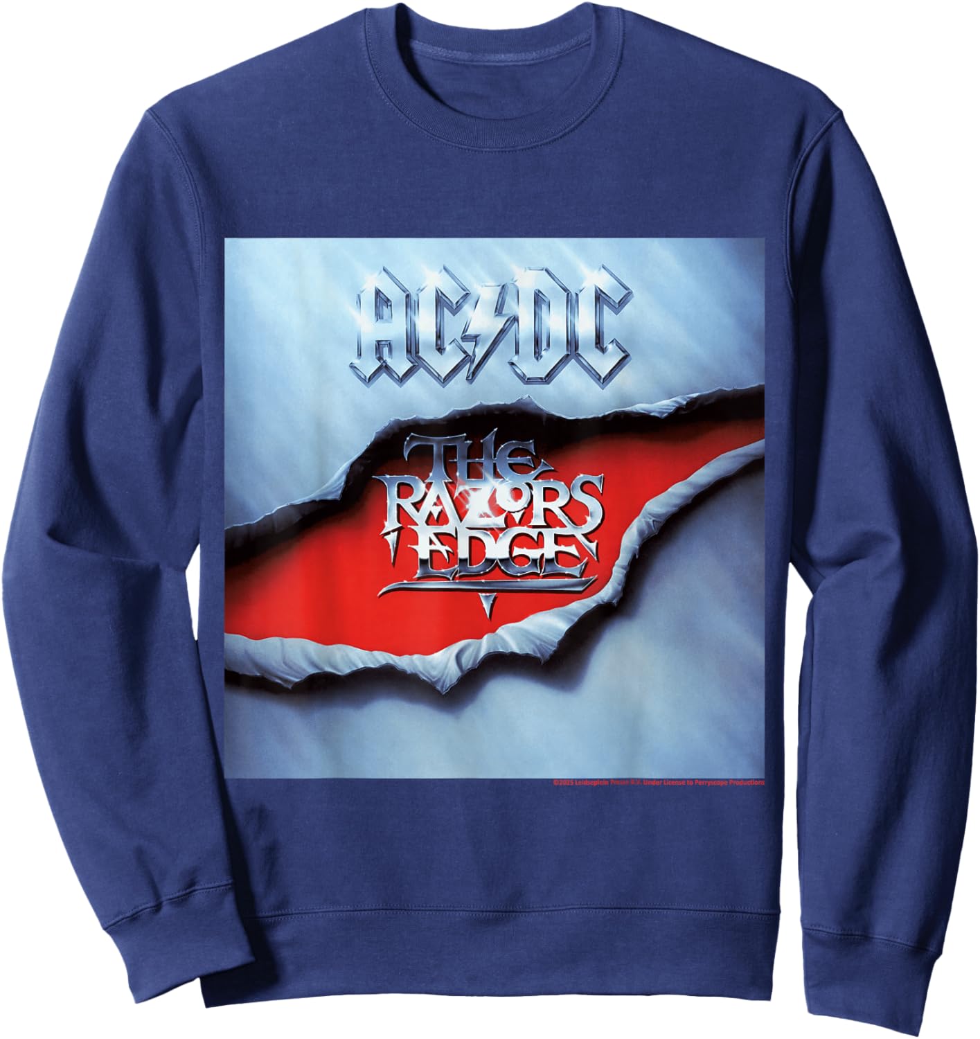 AC/DC Music Band The Razors Edge Iconic Design Sweatshirt - Sweatshirt | Navy