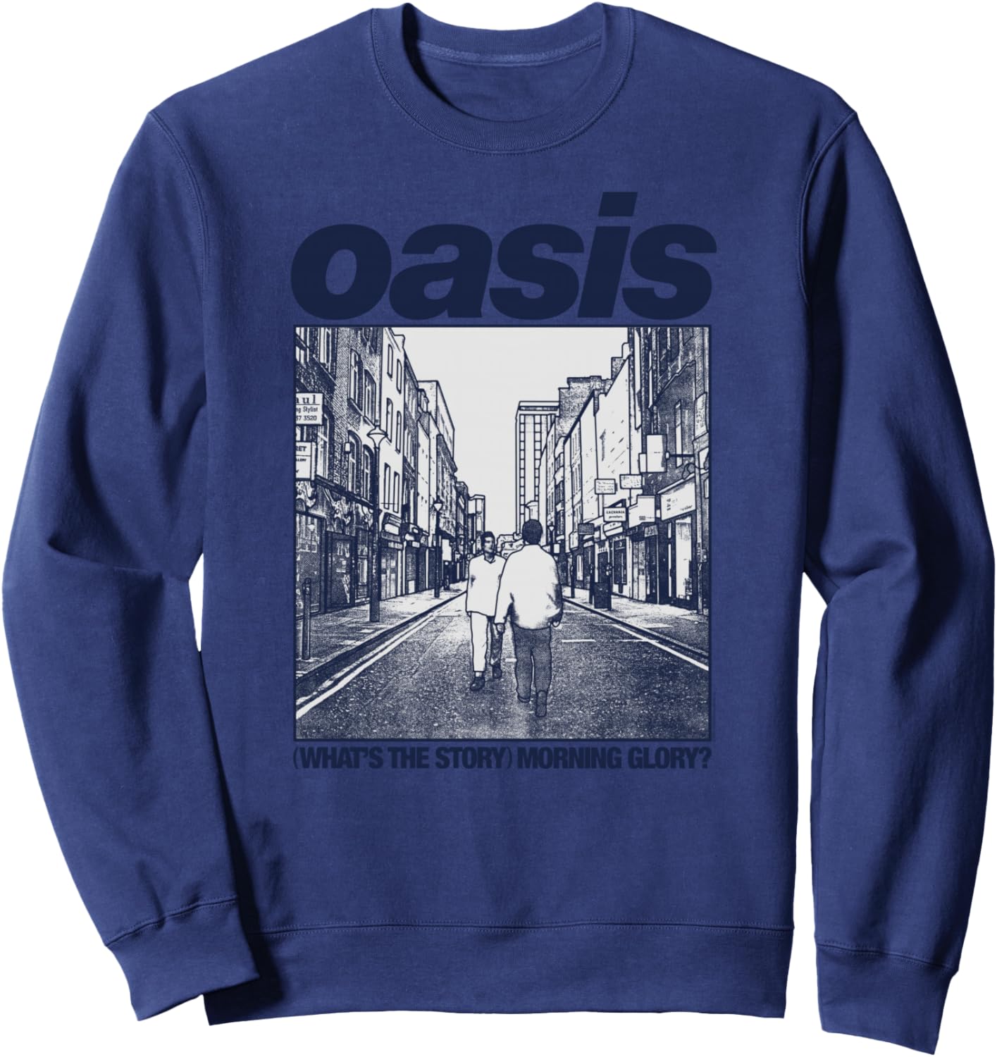 Oasis – Amazon Exclusive WTSMG In Grey Sweatshirt - Sweatshirt | Navy