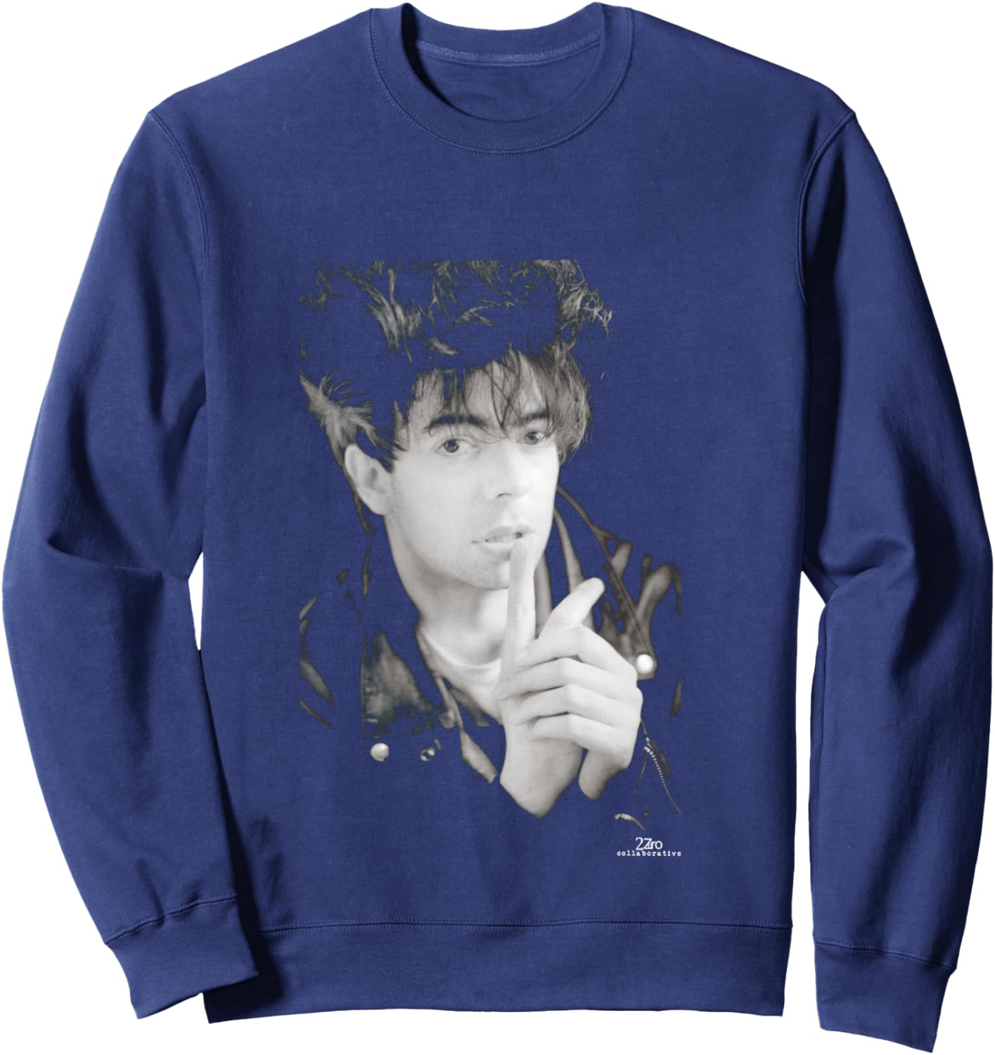 Ian McCulloch Echo & The Bunnymen Portrait by Phil Nicholls Sweatshirt - Sweatshirt | Navy